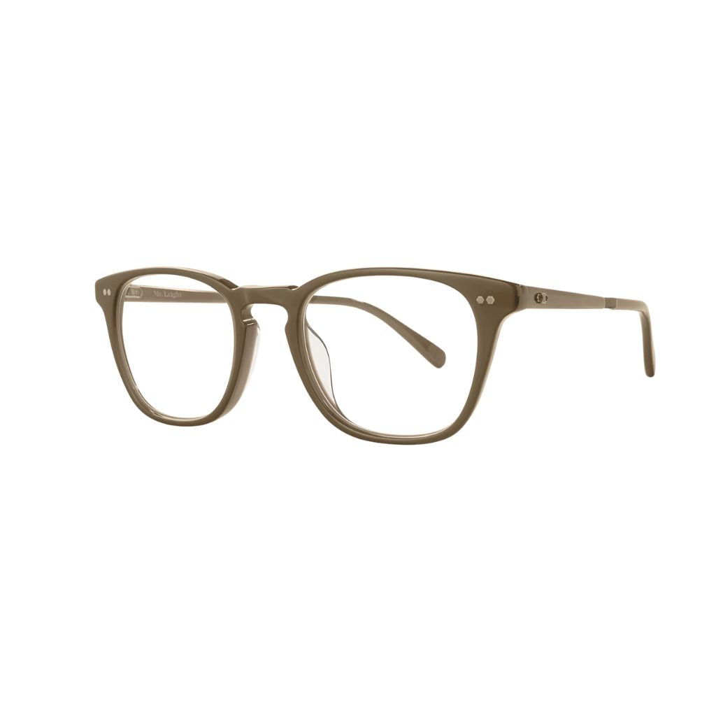 Seitenansicht der Mr. Leight Kanaloa C Citrine – Antique Gold mit präzise gearbeiteten Bügeln und stilvollem Acetatrahmen – exklusives Design bei Brillen Schneider München