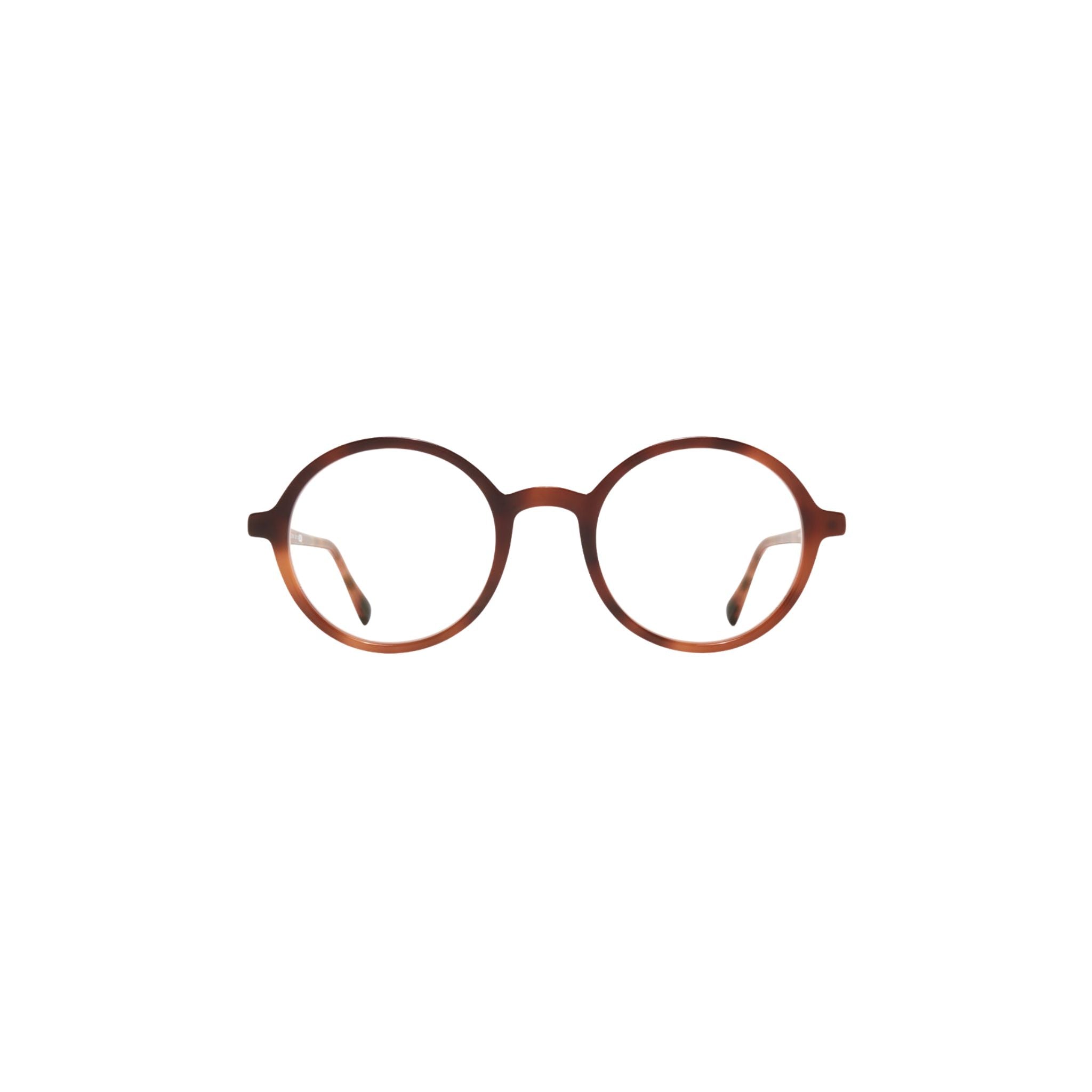 MYKITA JOJO 735 Brille Frontansicht rund Zanzibar Silk Mocca braun Acetate Renew Designerbrille München Optiker Optik Bartholomä