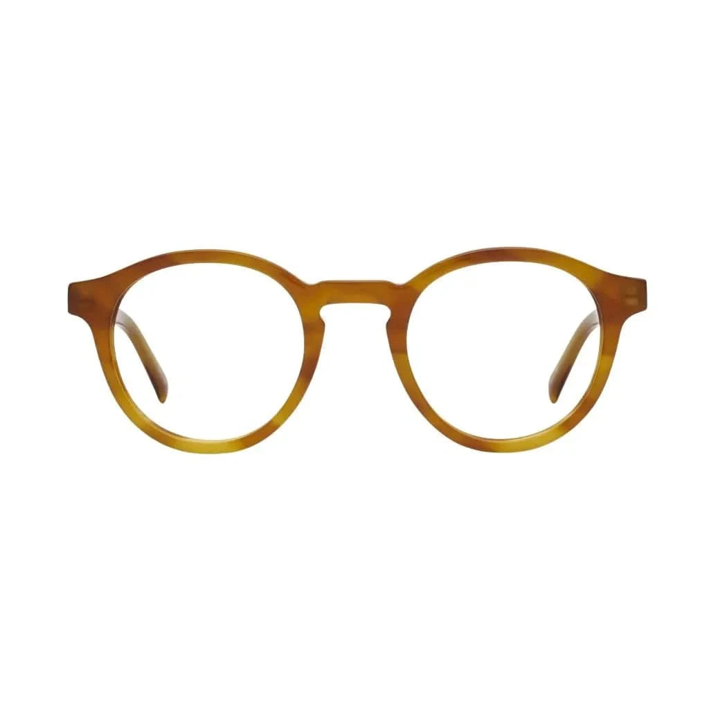 Die Nirvan Javan London 03:26 Brille in honigbraunem Acetat, handgefertigt und mit präziser Verarbeitung, vereint zeitloses Design und elegante Ästhetik. Jetzt bei Brillen Schneider entdecken. Ihr Augenoptiker in Sachen Design und exklusive Brillen in München