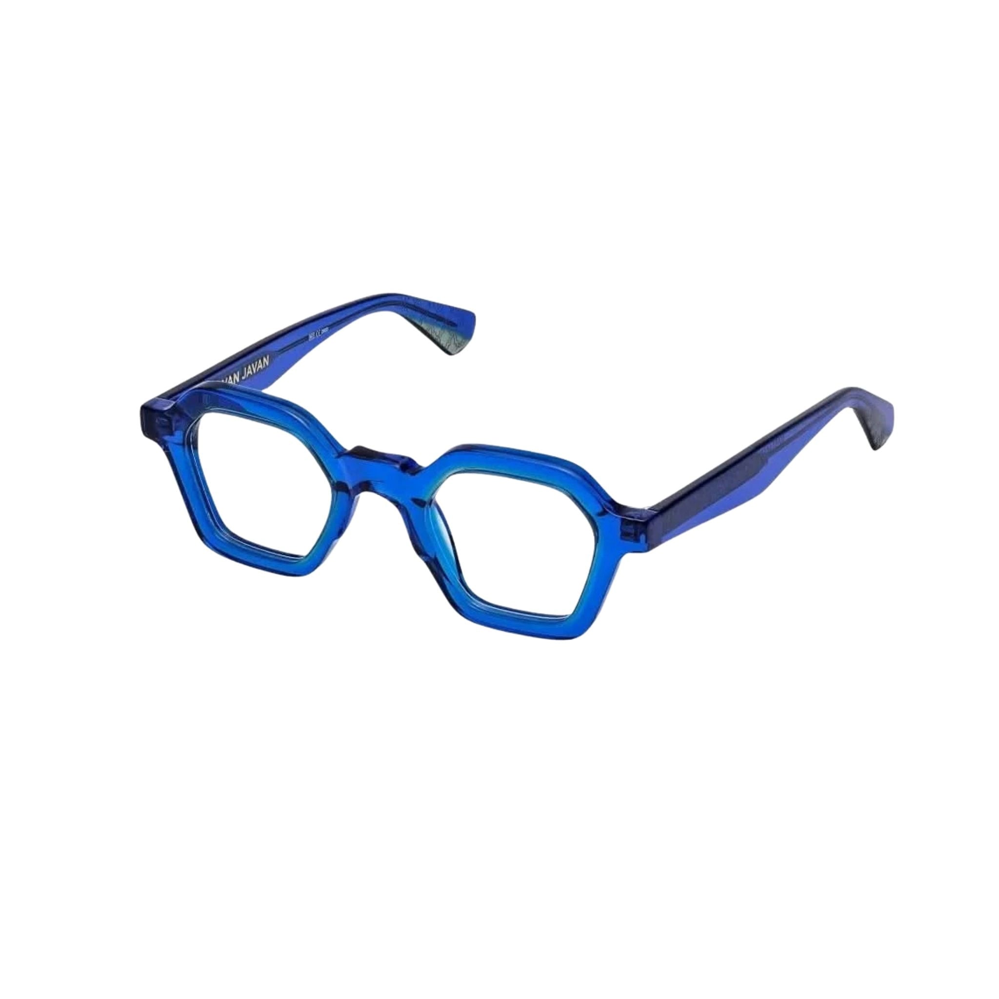 Detailaufnahme der Nirvan Javan Marrakech 06:02 Designerbrille, die arabische Muster mit japanischer Präzision vereint. Jetzt bei Brillen Schneider, Ihrem Optiker in München für exklusive Brillen.