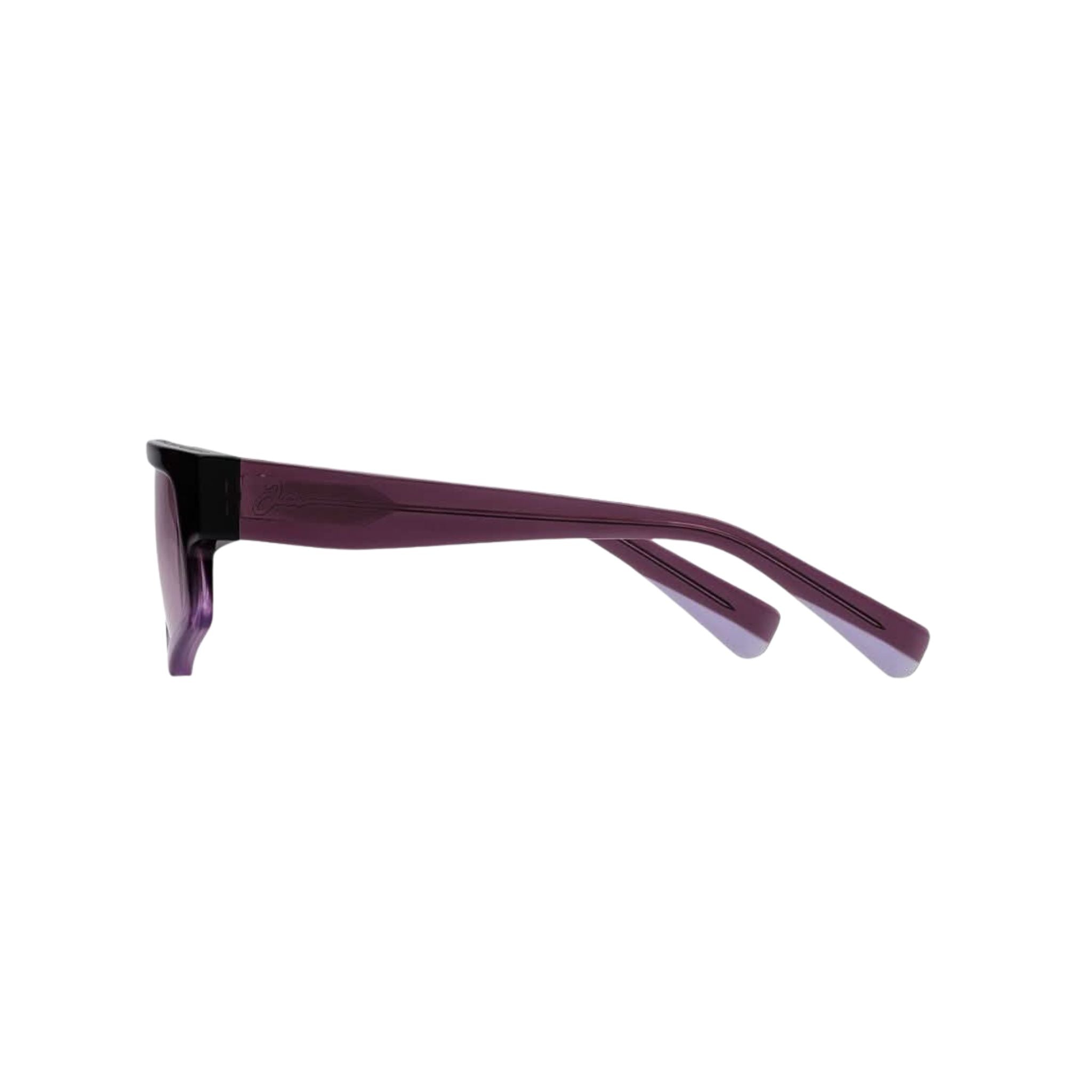 Seitenansicht der Sonnenbrille Nirvan Javan Shades of Toronto 10:20:15 in eleganten Violett - jetzt bei Brillen Schneider in München entdecken und besten Service genießen.