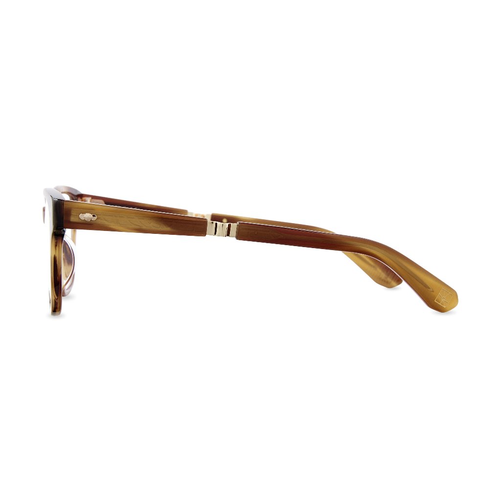„Detailansicht der Mr. Leight Surveyor C Beachwood White Gold Designerbrille – hochwertige Verarbeitung mit Beachwood-Acetat und feinen Weißgold-Akzenten für eine exklusive Optik, erhältlich bei Brillen Schneider in München