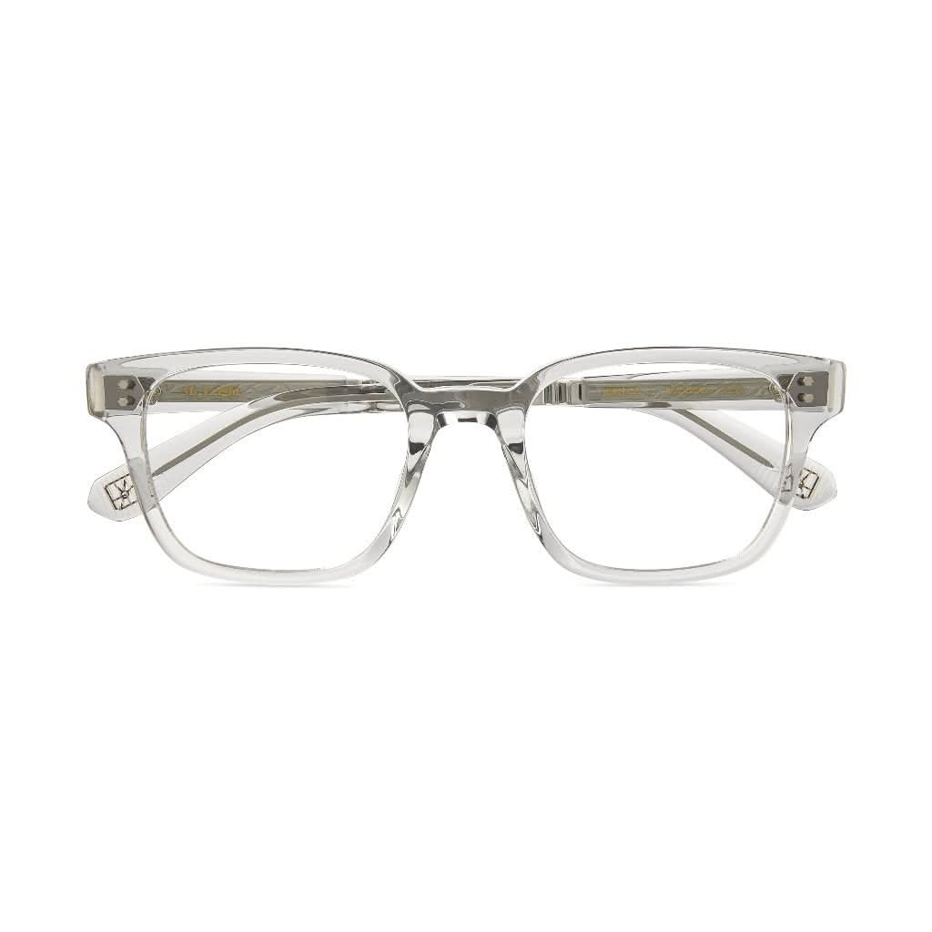 Mr. Leight Surveyor C Quicksilver Platinum Designerbrille – elegantes Design aus transparenten Acetat mit Platin-Akzenten für einen modischen, zeitlosen Look, verfügbar bei Brillen Schneider, Ihrem Optiker in München