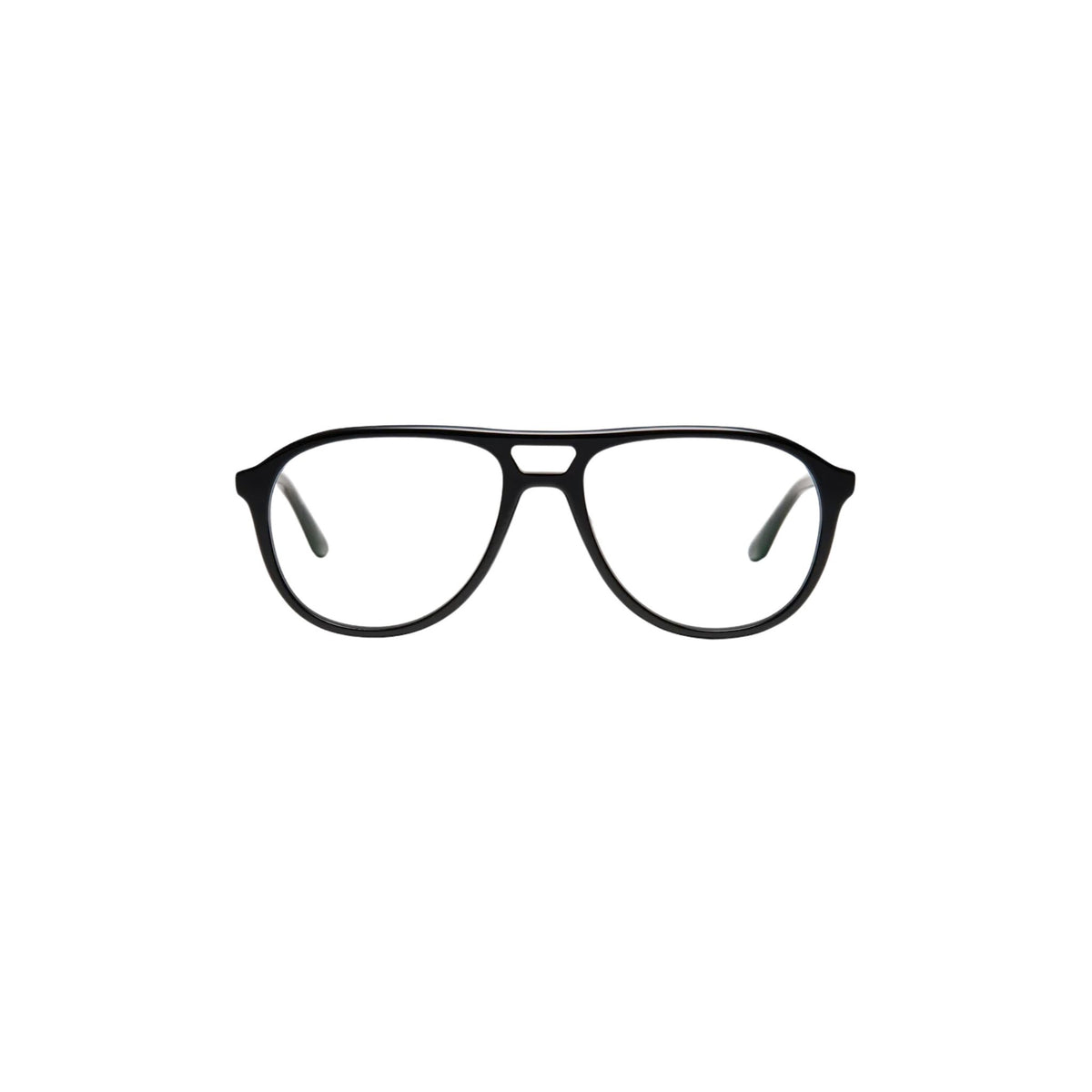 Die Peter and May ARIA NOCTURNE LT23 Black interpretiert die klassische Pilotenbrille mit Doppelsteg, schwarzem Acetat und moderner Linienführung neu. Bei Optik Bartholomä München.
