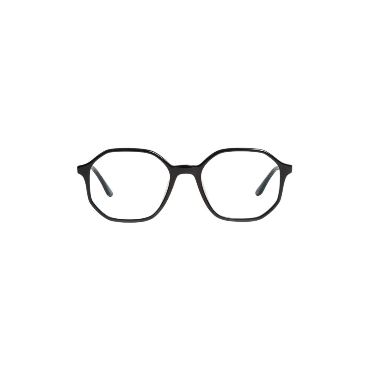 Peter and May GEORGIA LT13 Black Brille Frontansicht geometrisch schwarzes Acetat Optik Bartholomä München