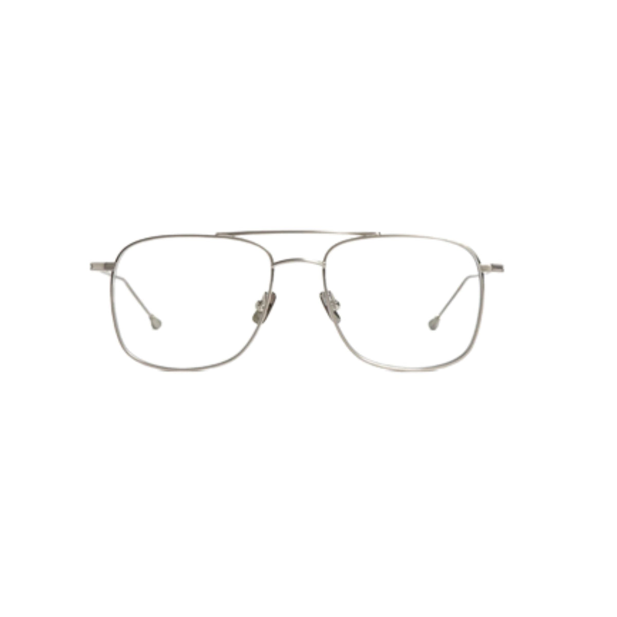 Peter and May MICHEL MICHEL TT8 Brushed Silver silberne Titan Pilotenbrille Frontansicht Optik Bartholomä München