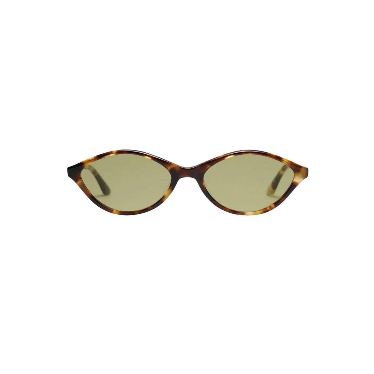 Peter and May TROPIQUES SUN Tokyo Tortoise Light Khaki ovale Designer-Sonnenbrille Frontansicht Optik Bartholomä München