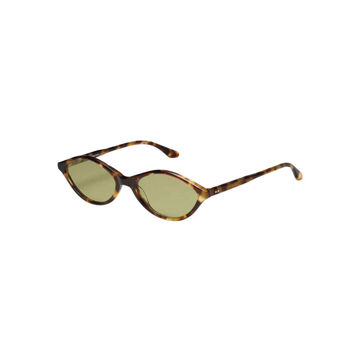 Peter and May TROPIQUES SUN Tokyo Tortoise Light Khaki Havanna mandelförmige Sonnenbrille Seitenansicht Optik Bartholomä München