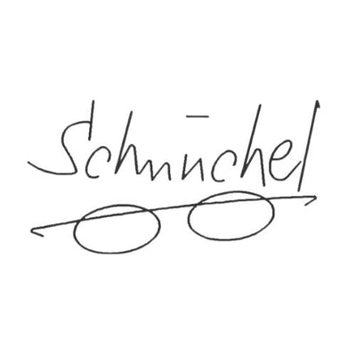 Schnuchel Brillen Logo: Handgefertigte Brillen mit einzigartigem Design, erhältlich bei Optik Bartholomä in München