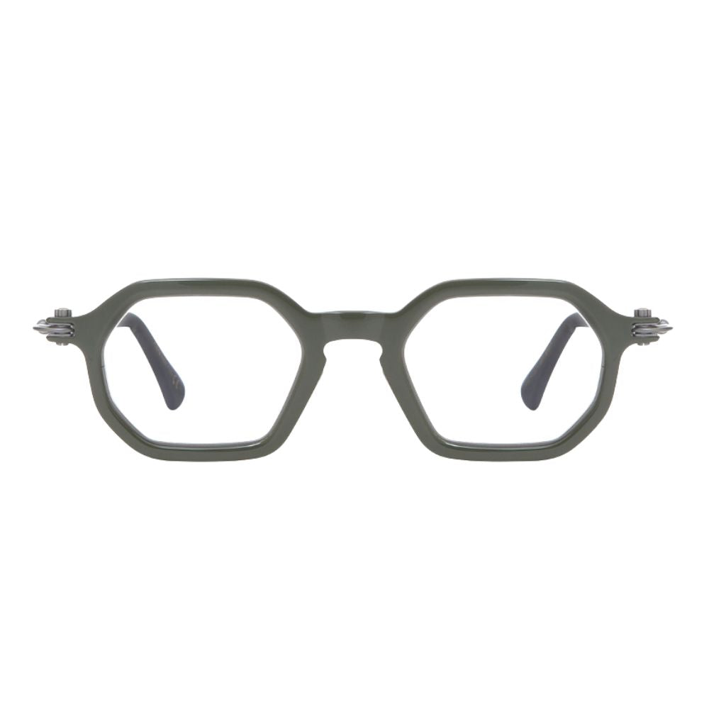 TAVAT Torch Forest Green Brille Frontansicht eckig Acetat grün modern München Optiker Brillen Schneider
