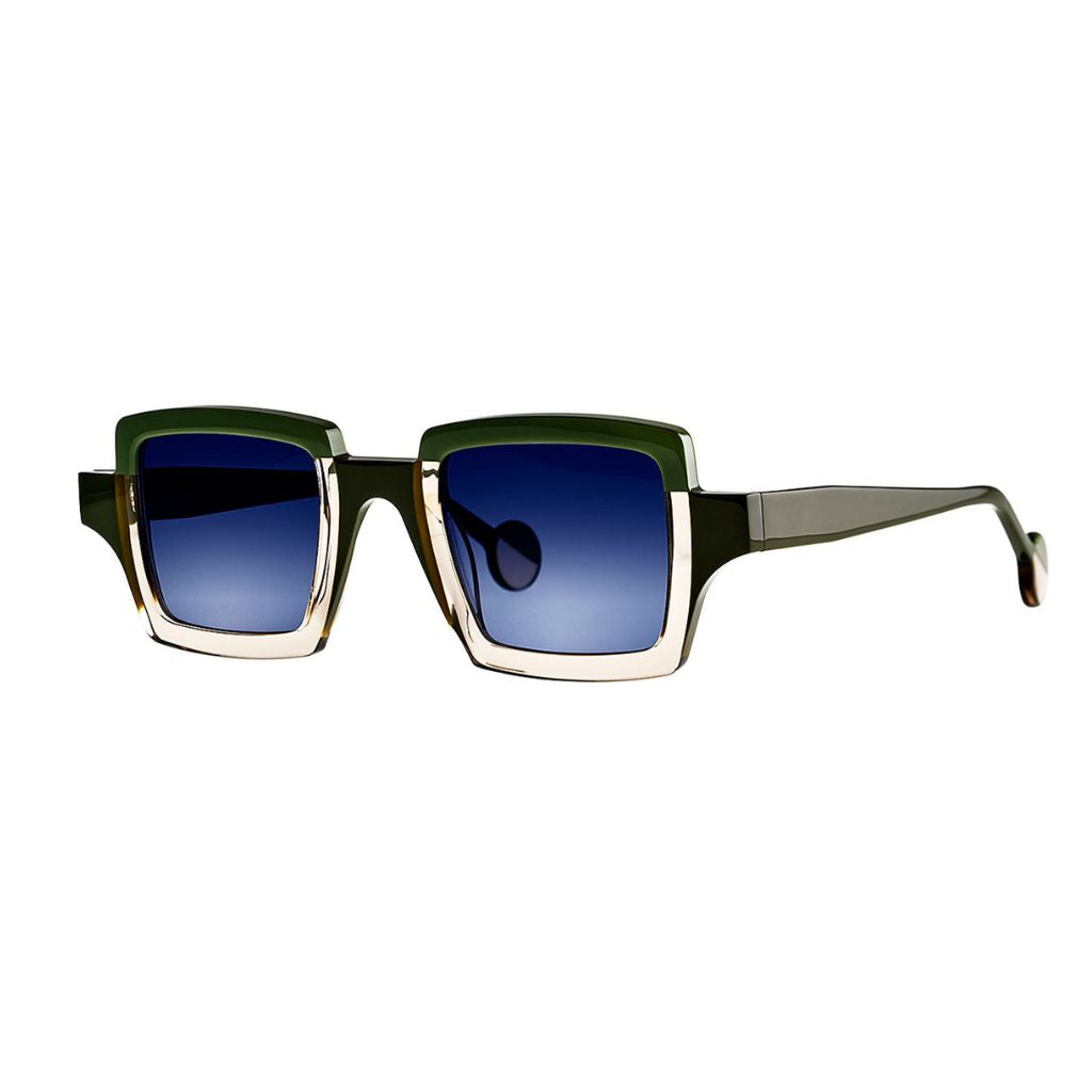 Theo Orphisme 5 Sonnenbrille – Modernes geometrisches Design mit hochwertigem Rahmen, erhältlich bei Brillen Schneider in München.