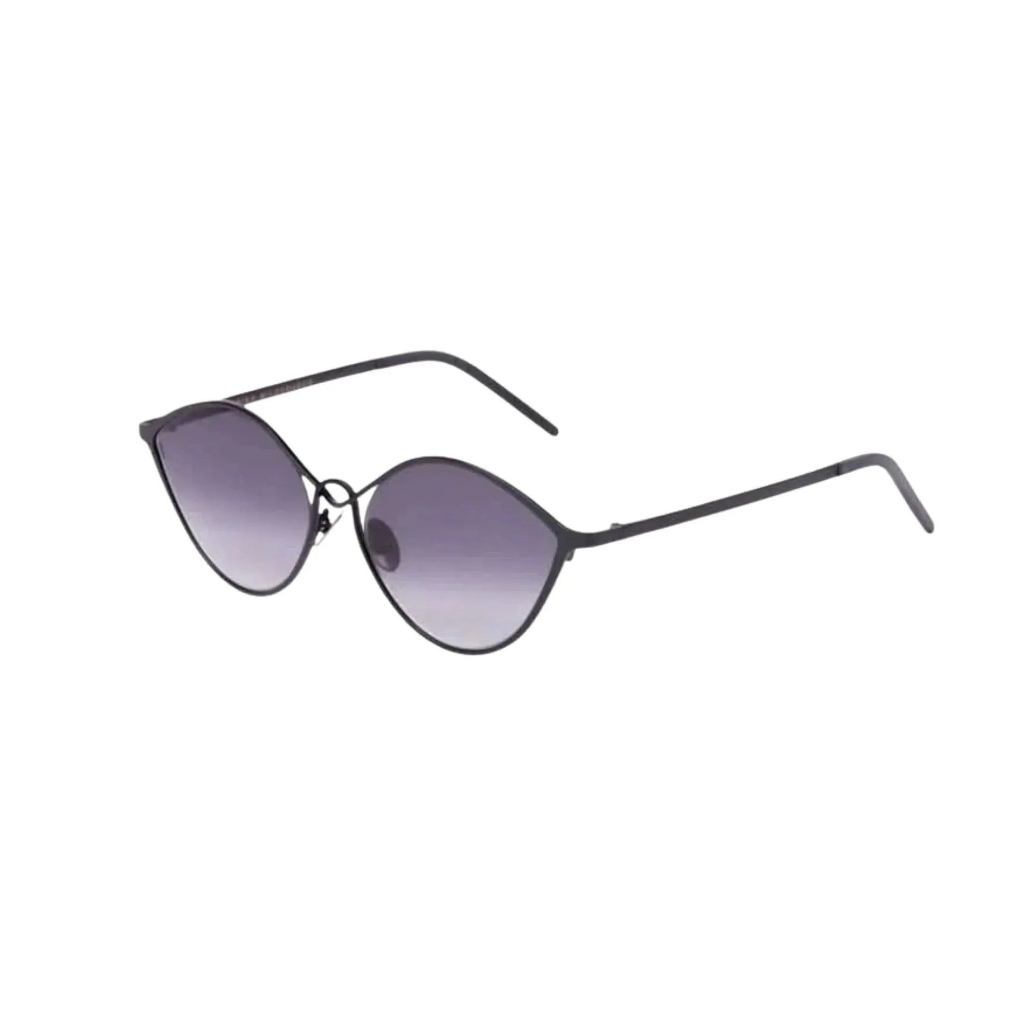 Seitenansicht Sonnenbrille Veronika Wildgruber Eyewear black Lane in black - hochwertiges und leichtes Titan bei Brillen Schneider in München