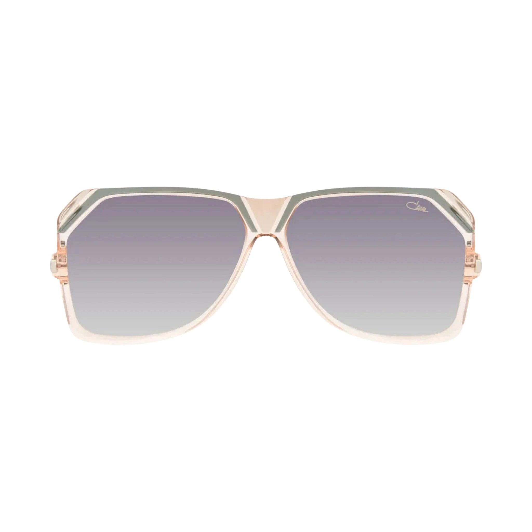 Elegante Cazal Eyewear Sonnenbrille Modell 186/3 mit markantem, schwarzem Rahmen und goldenen Akzenten, erhältlich bei Brillen Schneider, Ihrem Optik- und Augenoptiker in München