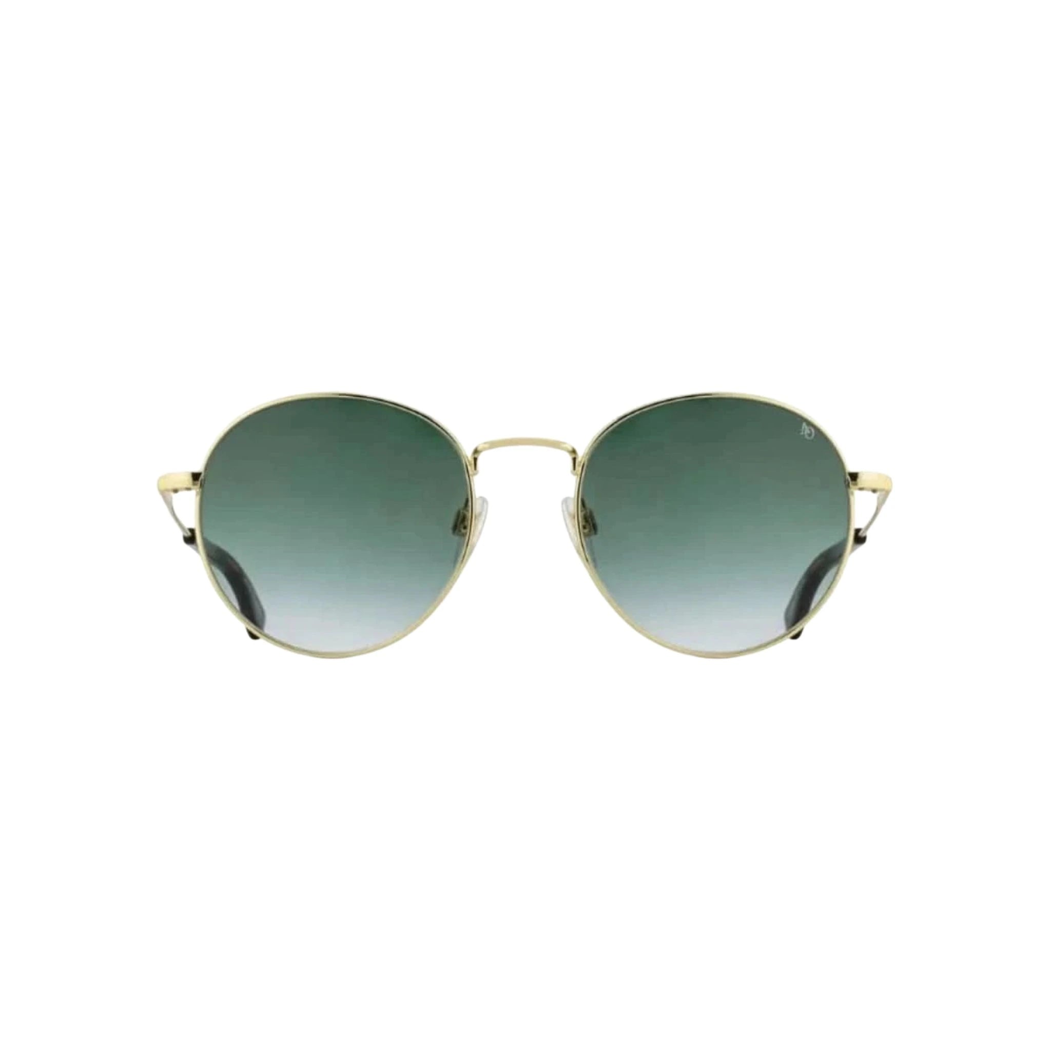 Die elegante AO 1002 in Gold Sonnenbrille von American Optical, zeitloses Design, erhältlich bei Brillen Schneider, Ihrem Optiker in München.