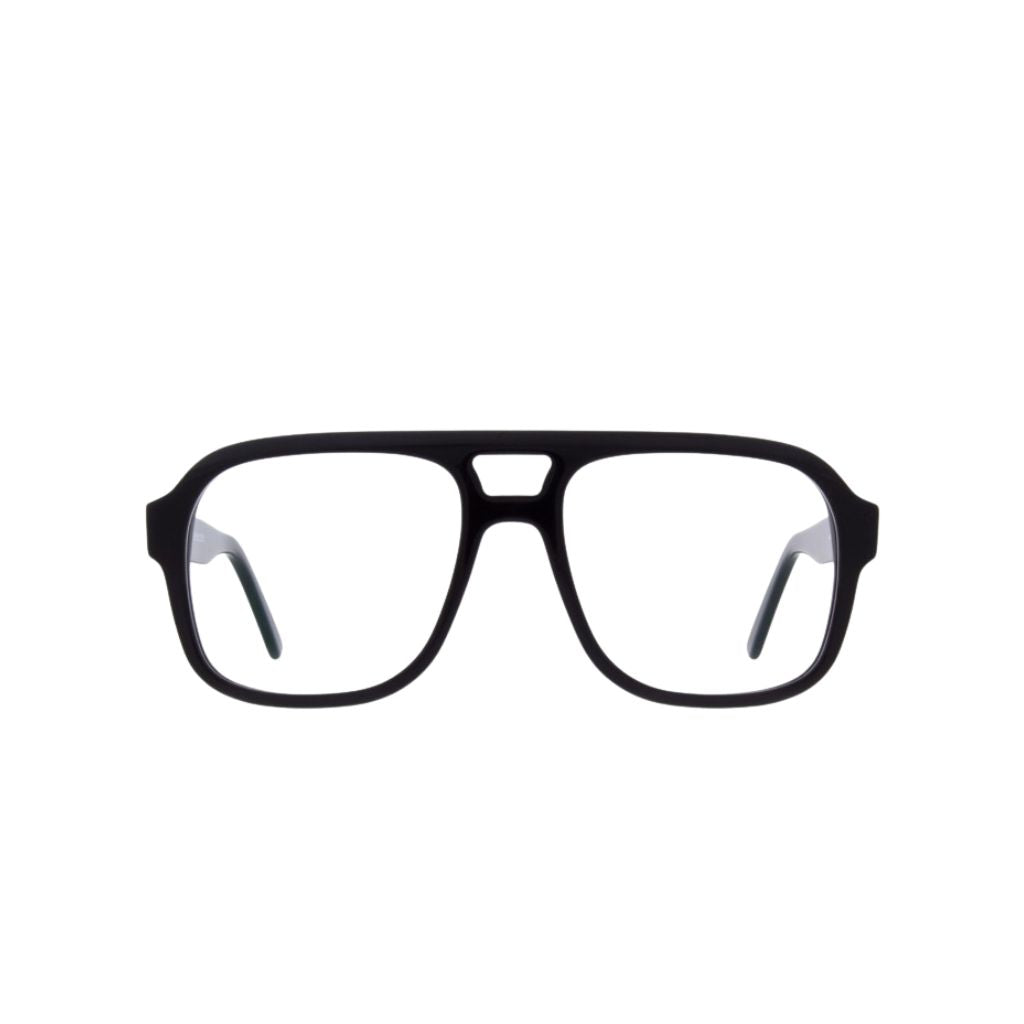 Andy Wolf Brille 4628 Schwarz Pilotenbrille – Frontansicht bei Optik Bartholomä München Maxvorstadt-Schwabing