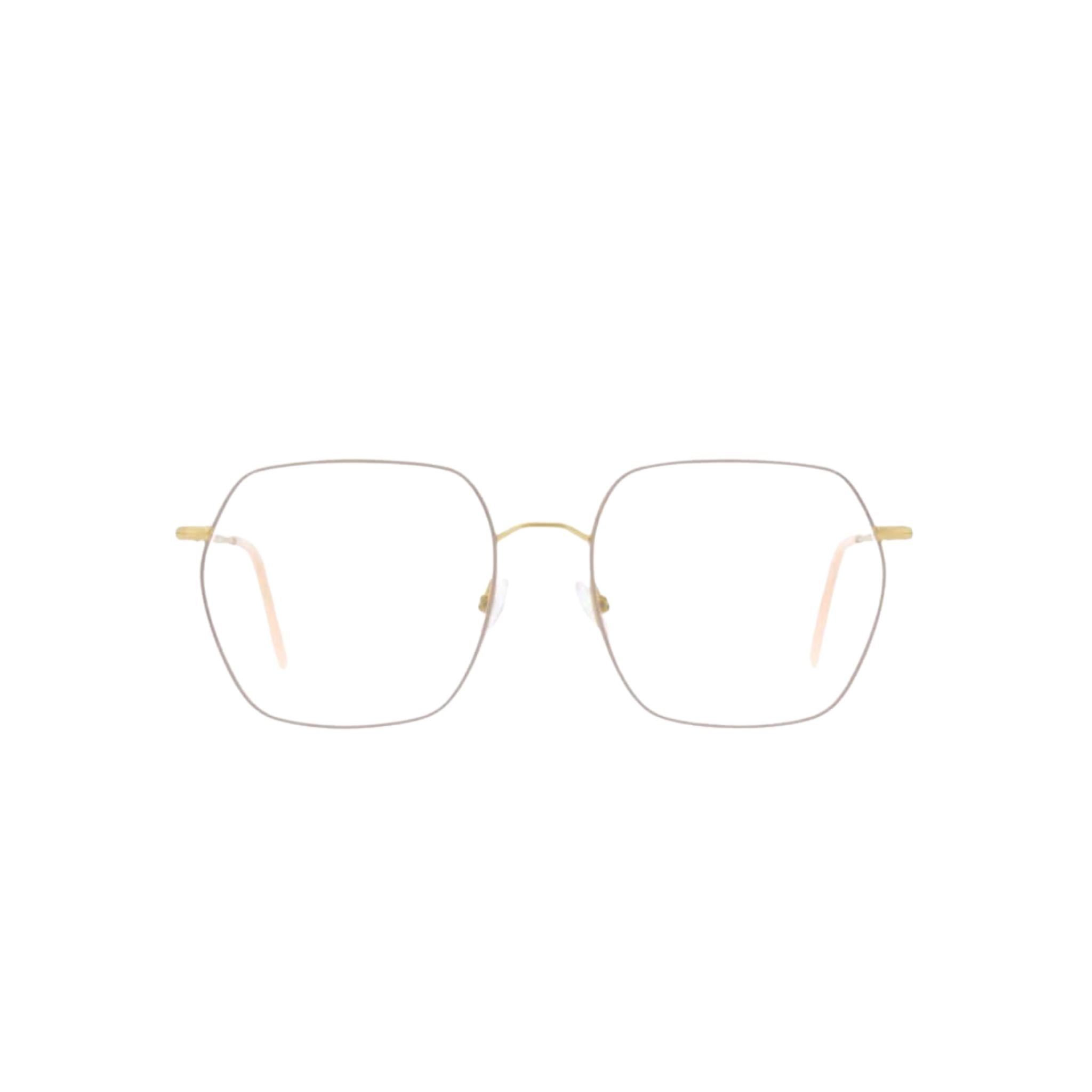 Andy Wolf Brille 4826 Gold-Beige – Frontansicht feines Metallgestell bei Optik Bartholomä München Maxvorstadt-Schwabing
