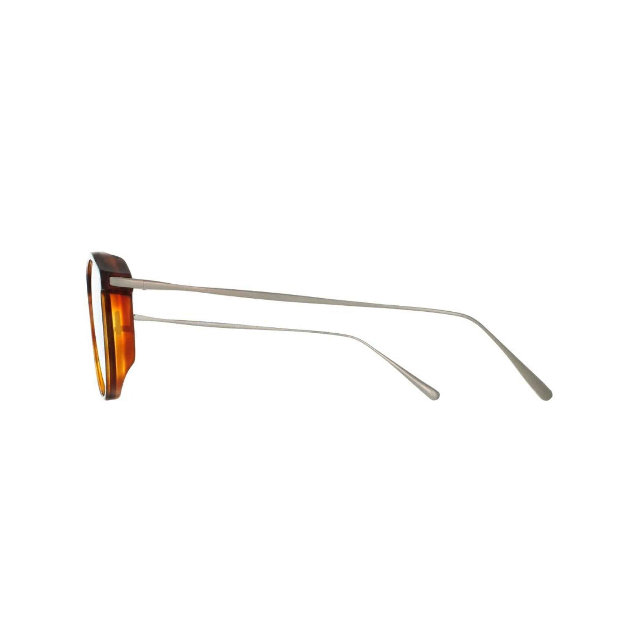 Brett Eyewear BARRY S C09 Detail Acetatfront Honey Tortoise Edelstahlbügel silber hochwertige Verarbeitung Herren Sonnenbrille München Optiker Optik Bartholomä
