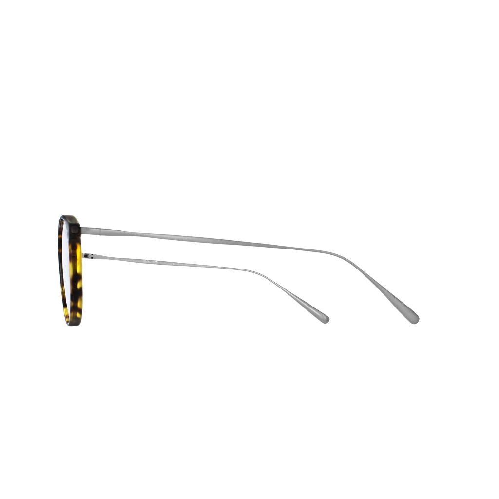 Brett Eyewear BIG MILES C05 Detail Acetatfront Tortoise Brown Edelstahlbügel silber hochwertige Verarbeitung Panto Herrenbrille München Optiker Optik Bartholomä