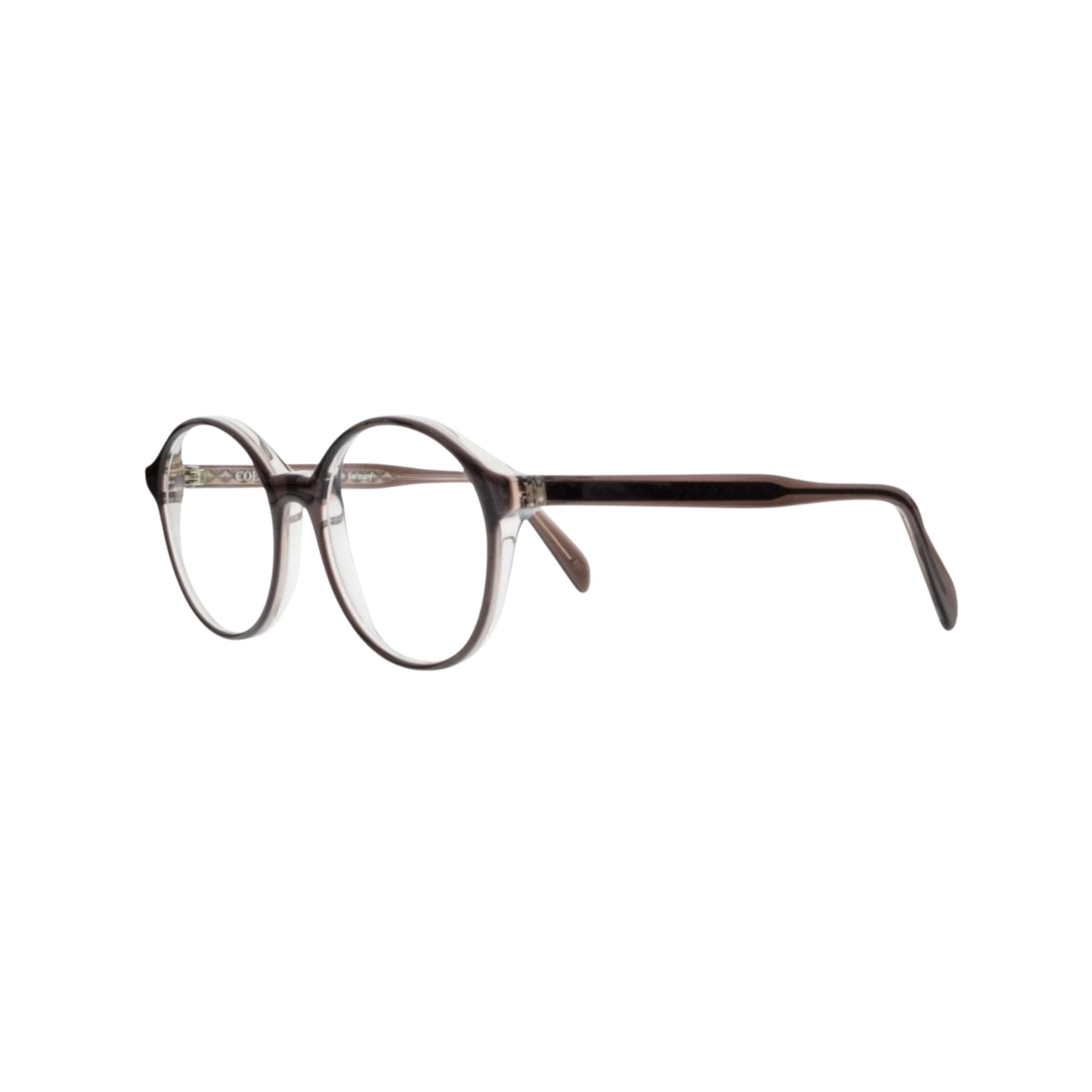 Colibris Alina 131 Brille Seitenansicht transparent Braun Acetat hochwertige Verarbeitung Optik Bartholomä