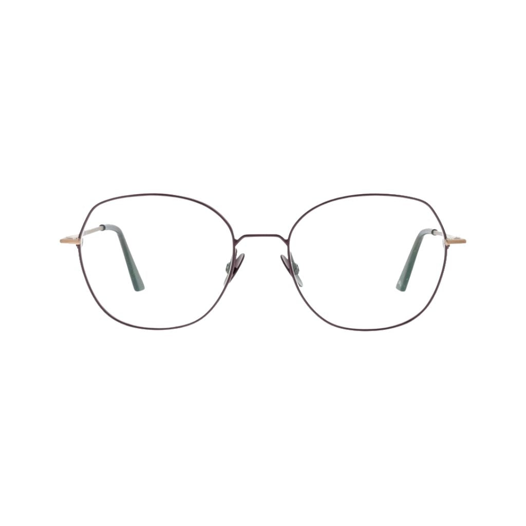 Colibris FARA 310 Bordeaux Gold Brille Frontansicht Damenbrille kleine Gesichter Designerbrille München Optiker Optik Bartholomä Maxvorstadt