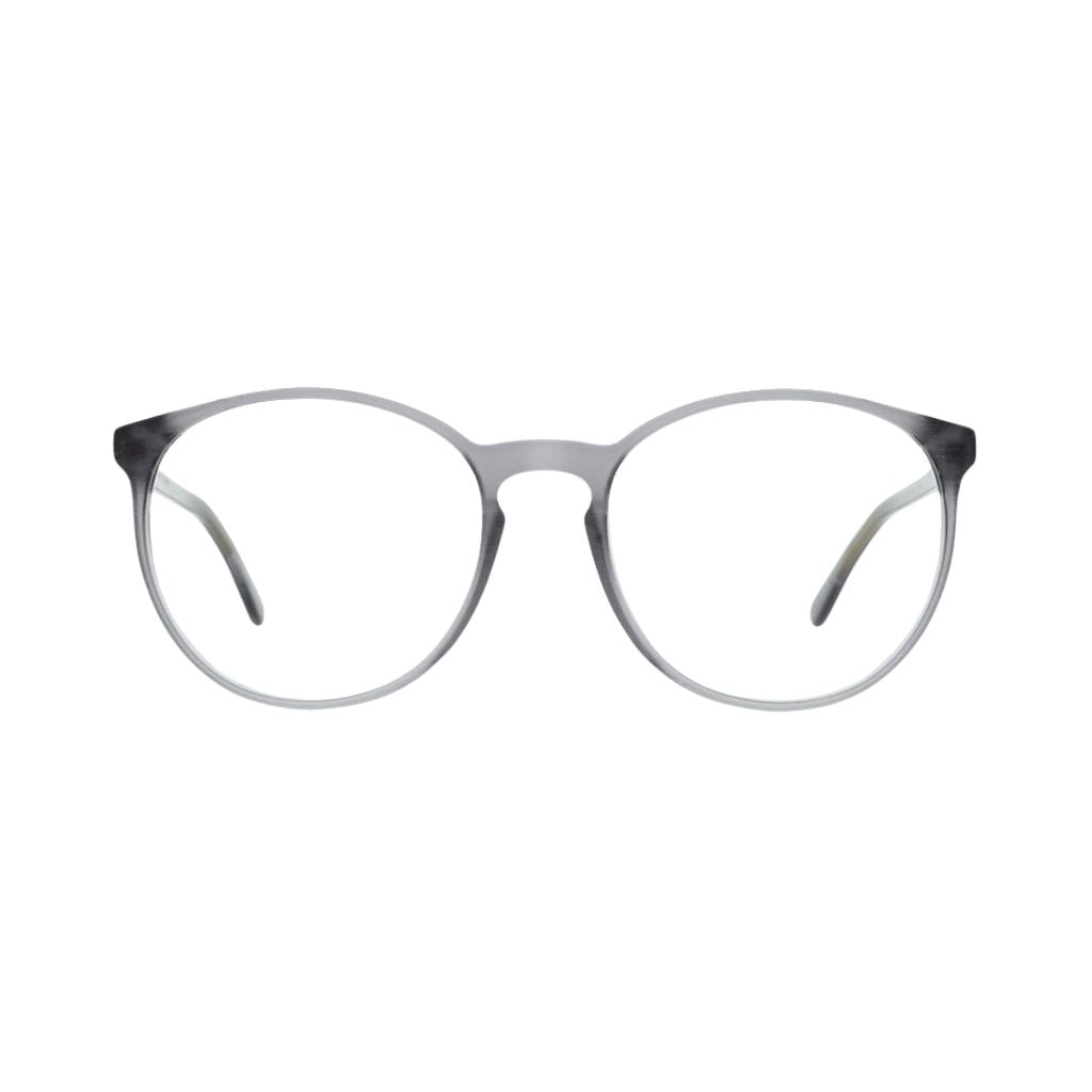 Colibris JANA 102 grau transparent Brille Frontansicht Panto Damenbrille kleine Gesichter Designerbrille München Optiker Optik Bartholomä Maxvorstadt