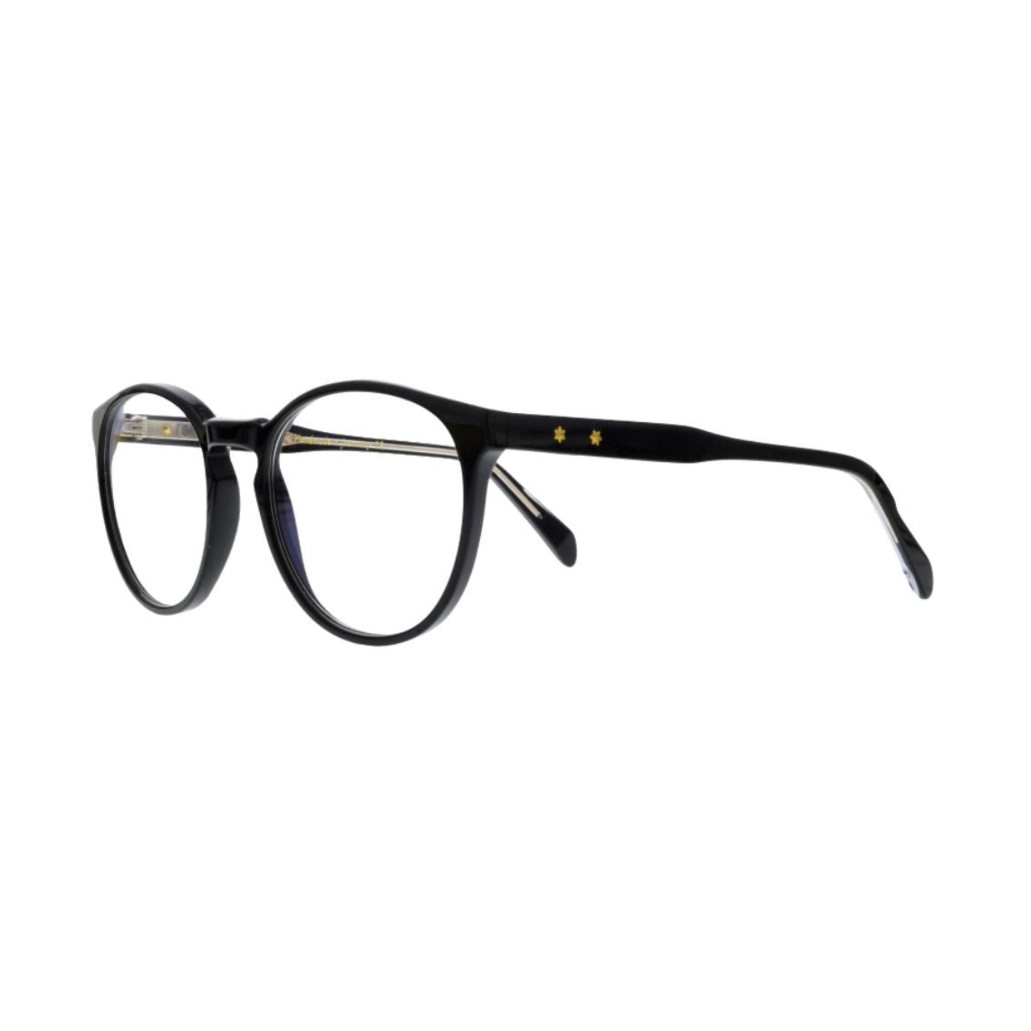 Colibris LISA D 100 schwarze Brille Seitenansicht Acetatfassung kleine Gesichter Damenbrille München Optiker Optik Bartholomä Maxvorstadt