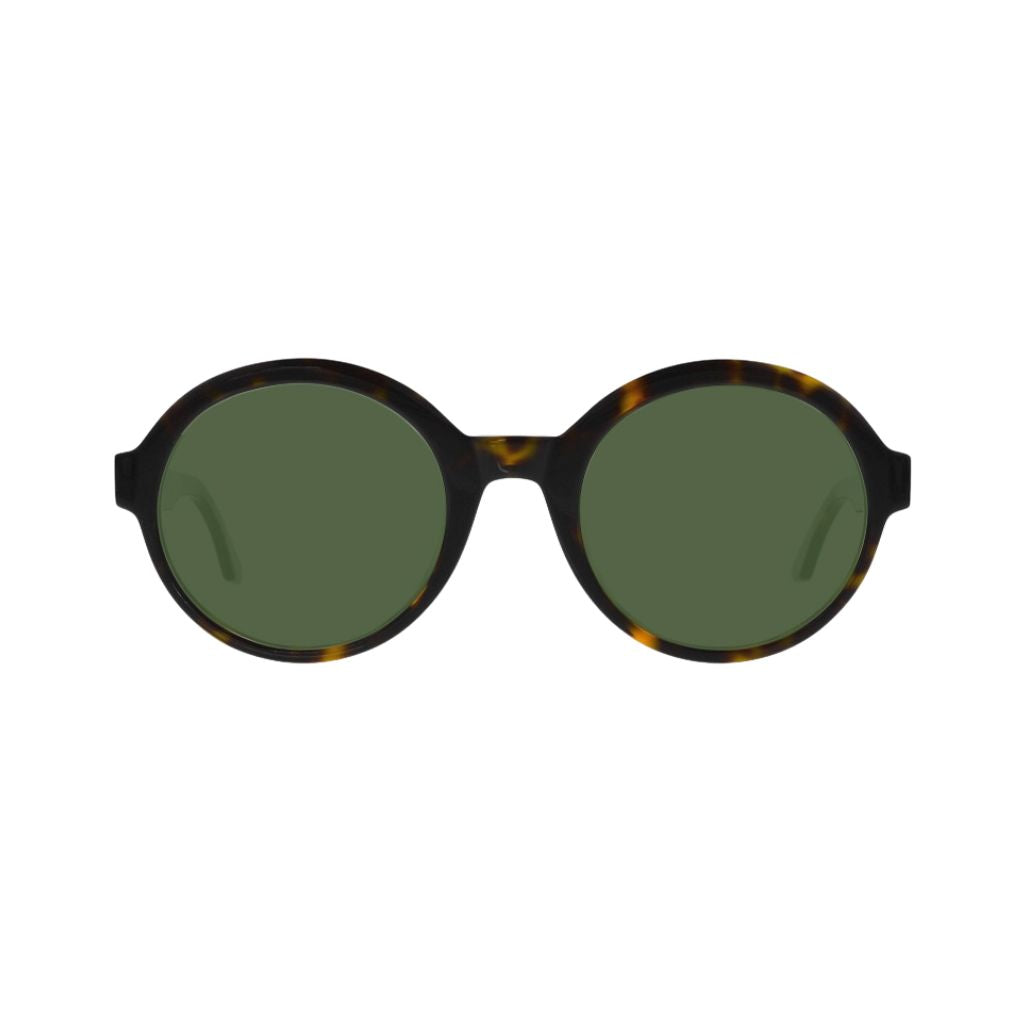 Colibris MINNA SUN 09 Havanna Sonnenbrille Frontansicht kleine schmale Gesichter graue Gläser Designer Sonnenbrille München Optiker Optik Bartholomä Maxvorstadt