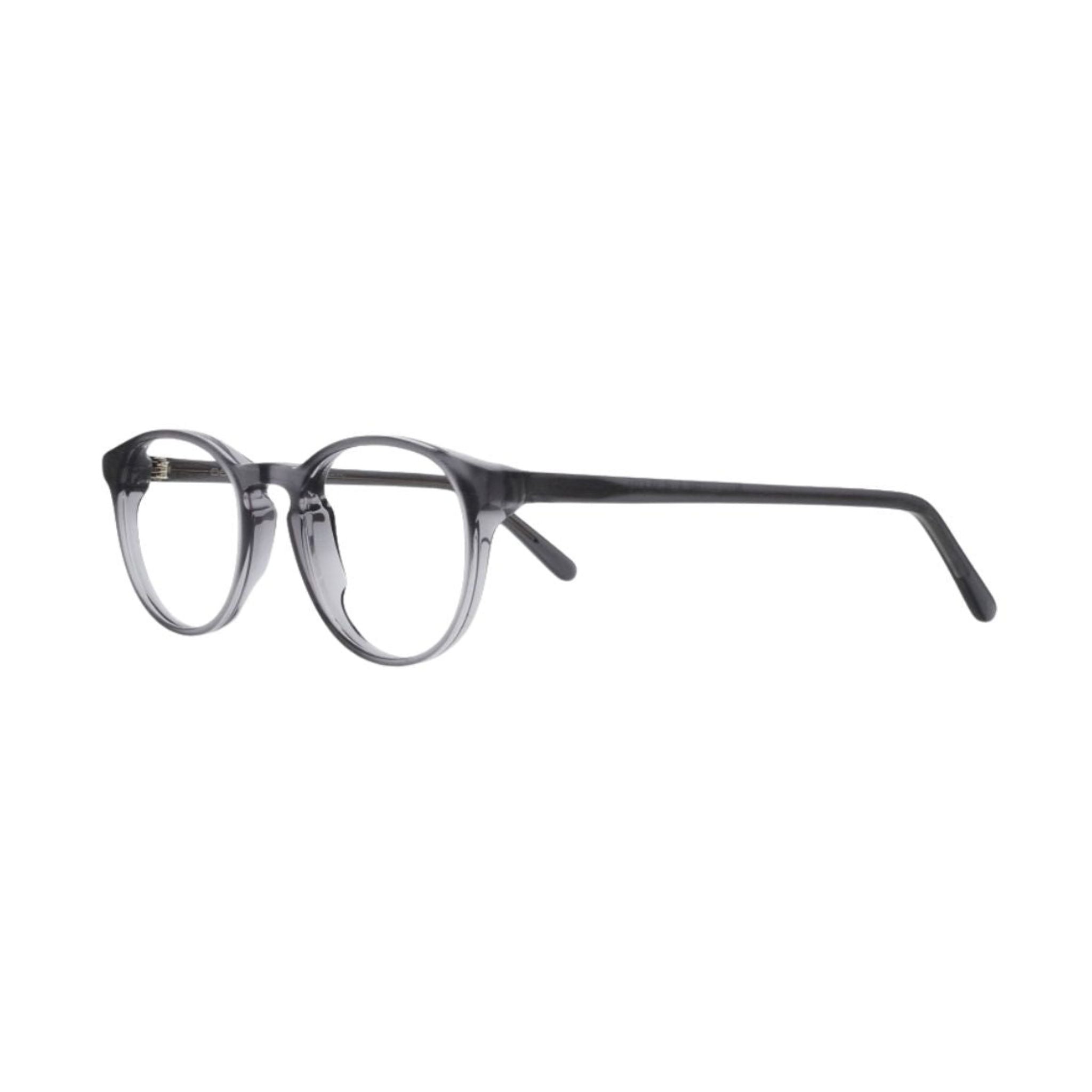 Colibris OLE 102 matte grau transparente Panto Brille Seitenansicht Acetatfassung kleine Gesichter Unisex Brille München Optiker Maxvorstadt
