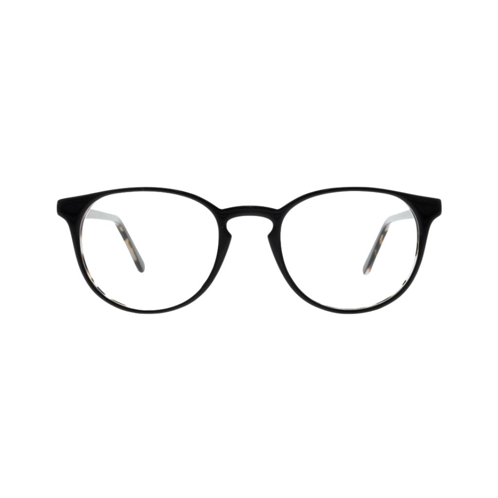 Colibris OLE 65 schwarz gemustert Tortoise Panto Brille Frontansicht Unisex kleine Gesichter Designerbrille München Optiker Optik Bartholomä Maxvorstadt