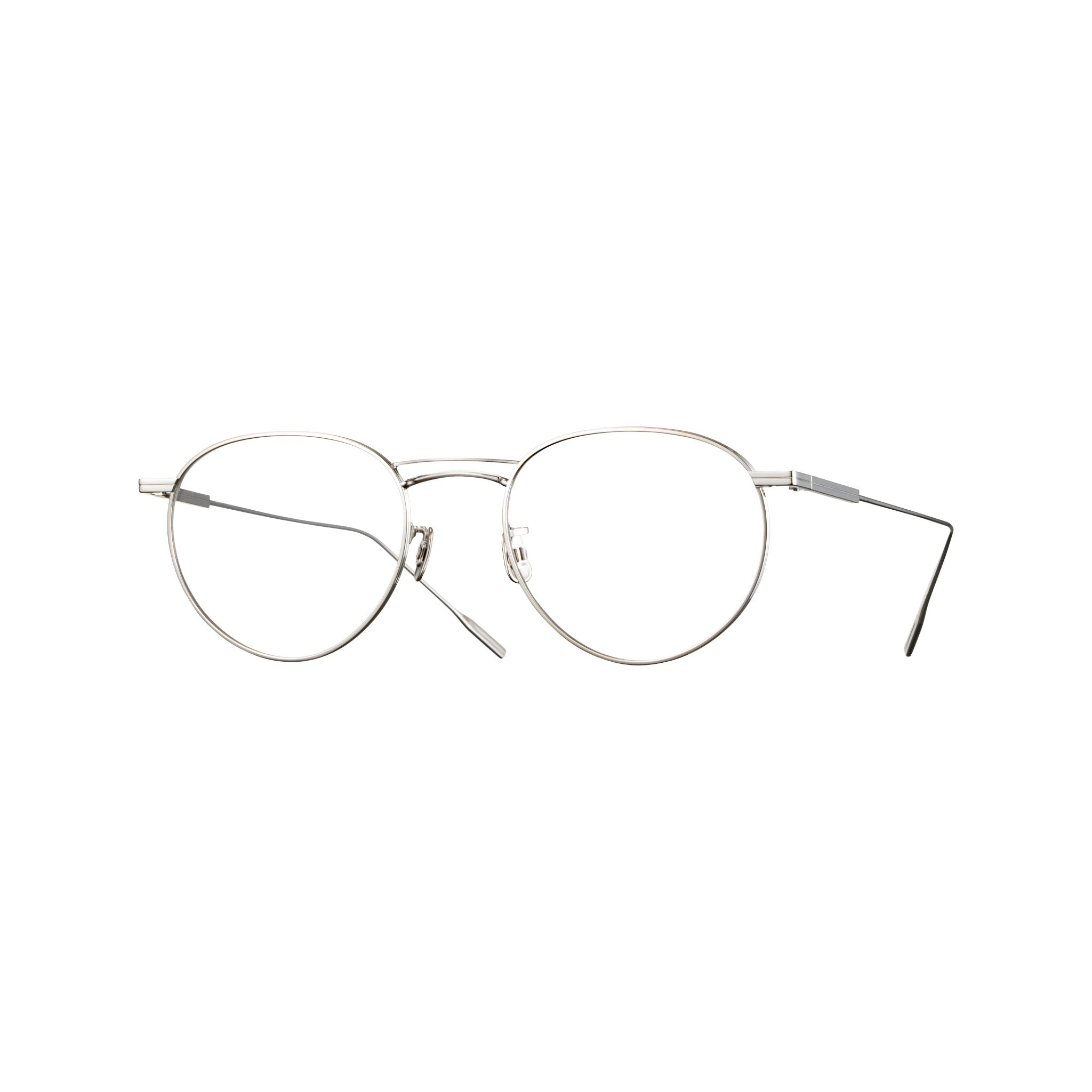 EYEVAN 7285 1015 800812 Brille Frontansicht rund Titan silber Doppelsteg München Optiker Brillen Schneider