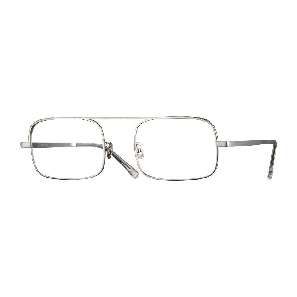 EYEVAN 7285 1018 800 Brille Frontansicht rechteckig Silber Titan München Optiker Brillen Schneider