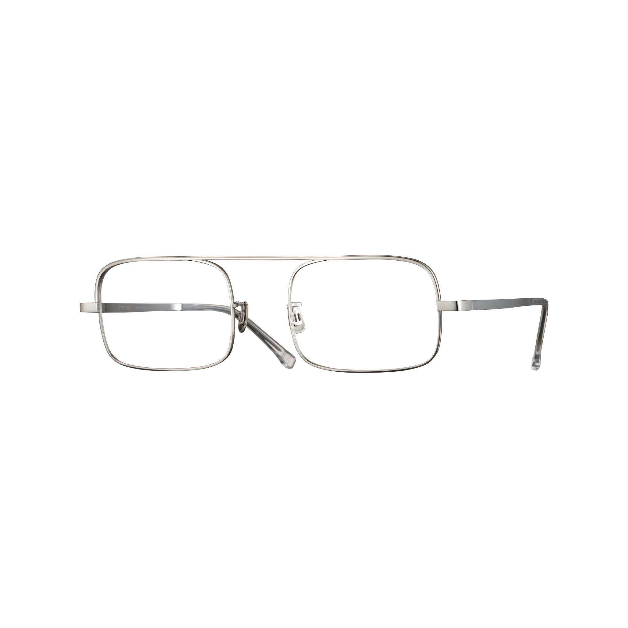EYEVAN 7285 1018 800 Brille Frontansicht rechteckig Silber Titan München Optiker Brillen Schneider