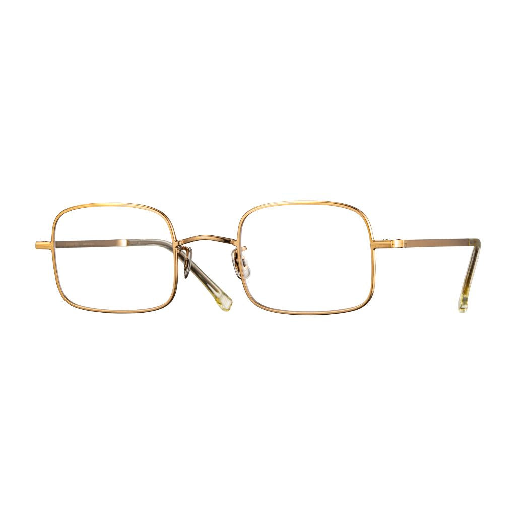EYEVAN 7285 1158 900 Brille Frontansicht rechteckig Gold Titan München Optiker Brillen Schneider