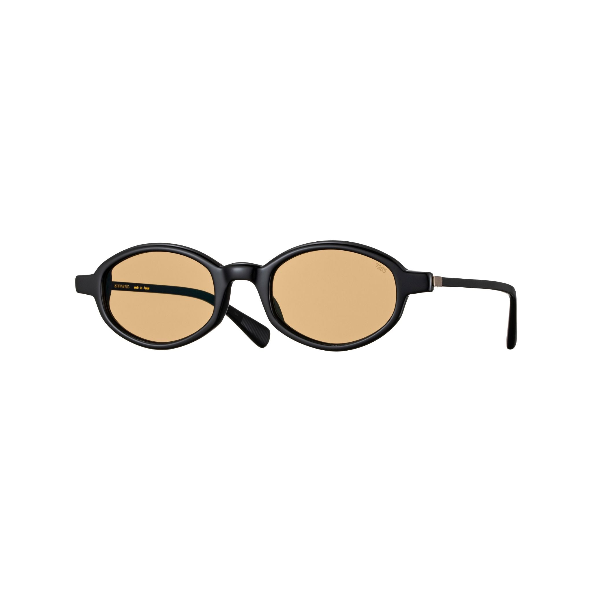 EYEVAN 7285 799E 100 Sonnenbrille Frontansicht Acetat schwarz minimalistisch Bügel Design München Optiker Brillen Schneider