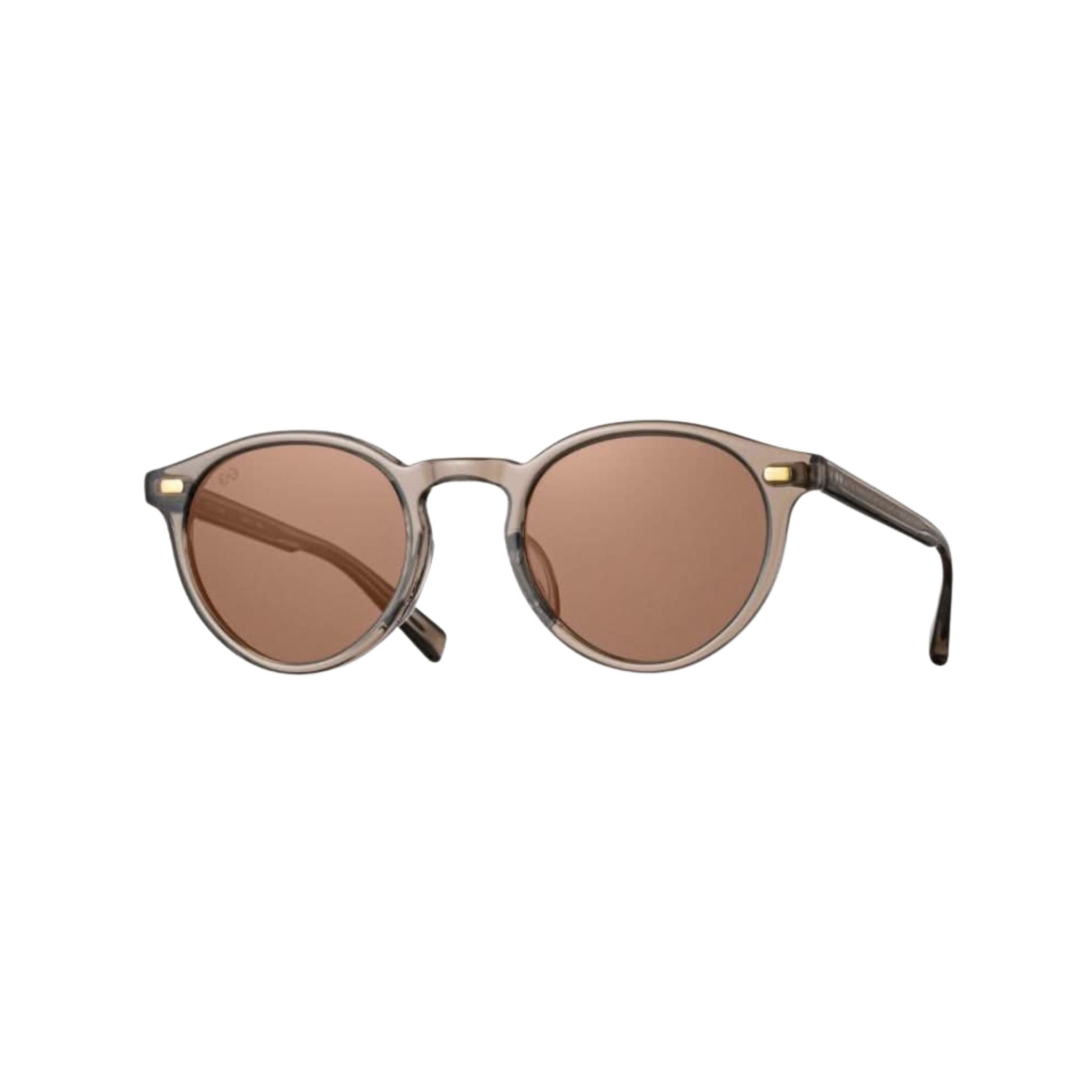 EYEVAN PUERTO SUN Sonnenbrille in SMK – transparente Panto-Fassung in Braun-Taupe mit braunen Gläsern, stilvoller Sonnenschutz bei Brillen Schneider München