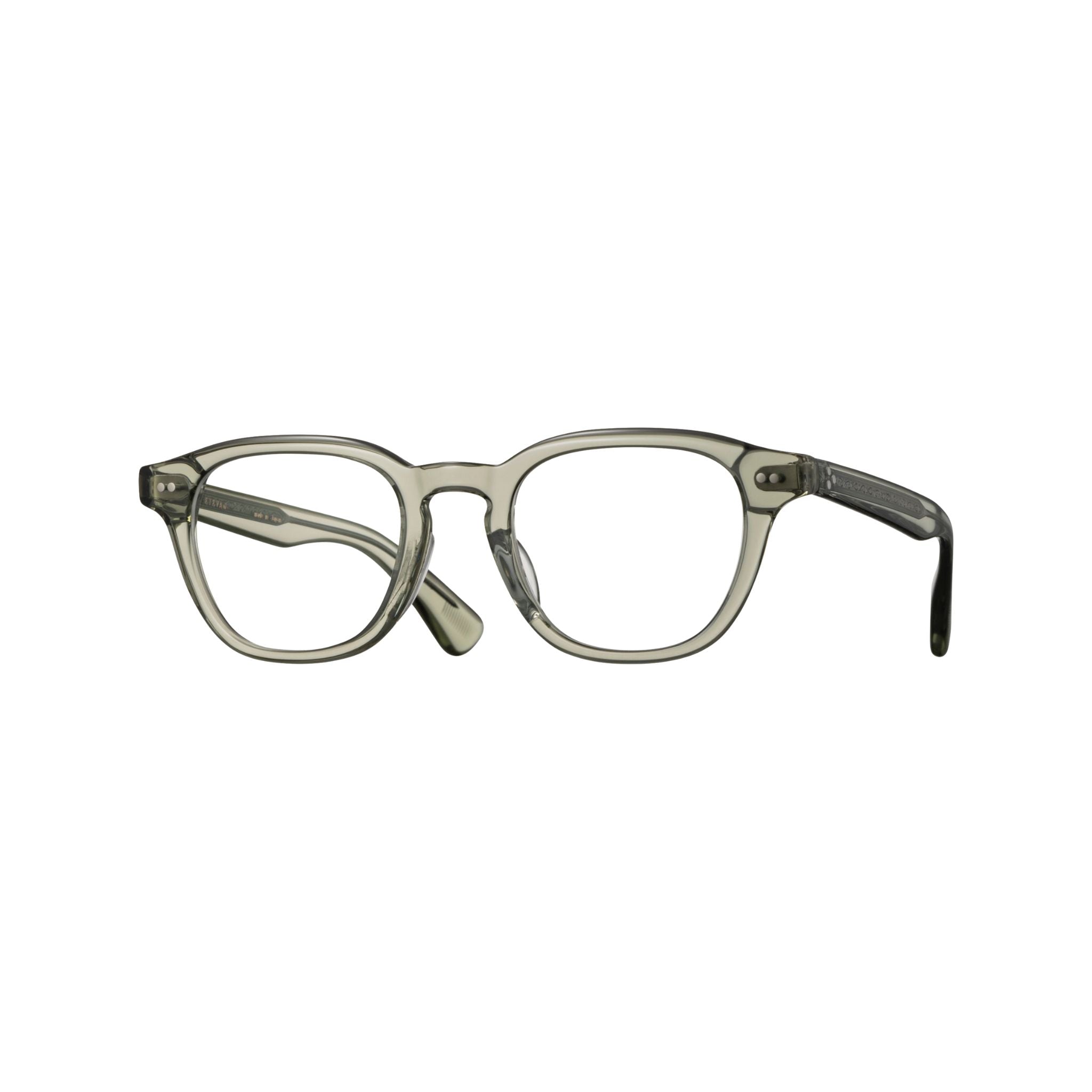 EYEVAN Shelton-E MSGN Brille grau grün transparent Acetat Hornbrille Designerbrille Vintage Stil Brillen Schneider München - Ihr Optik Experte seit 1970
