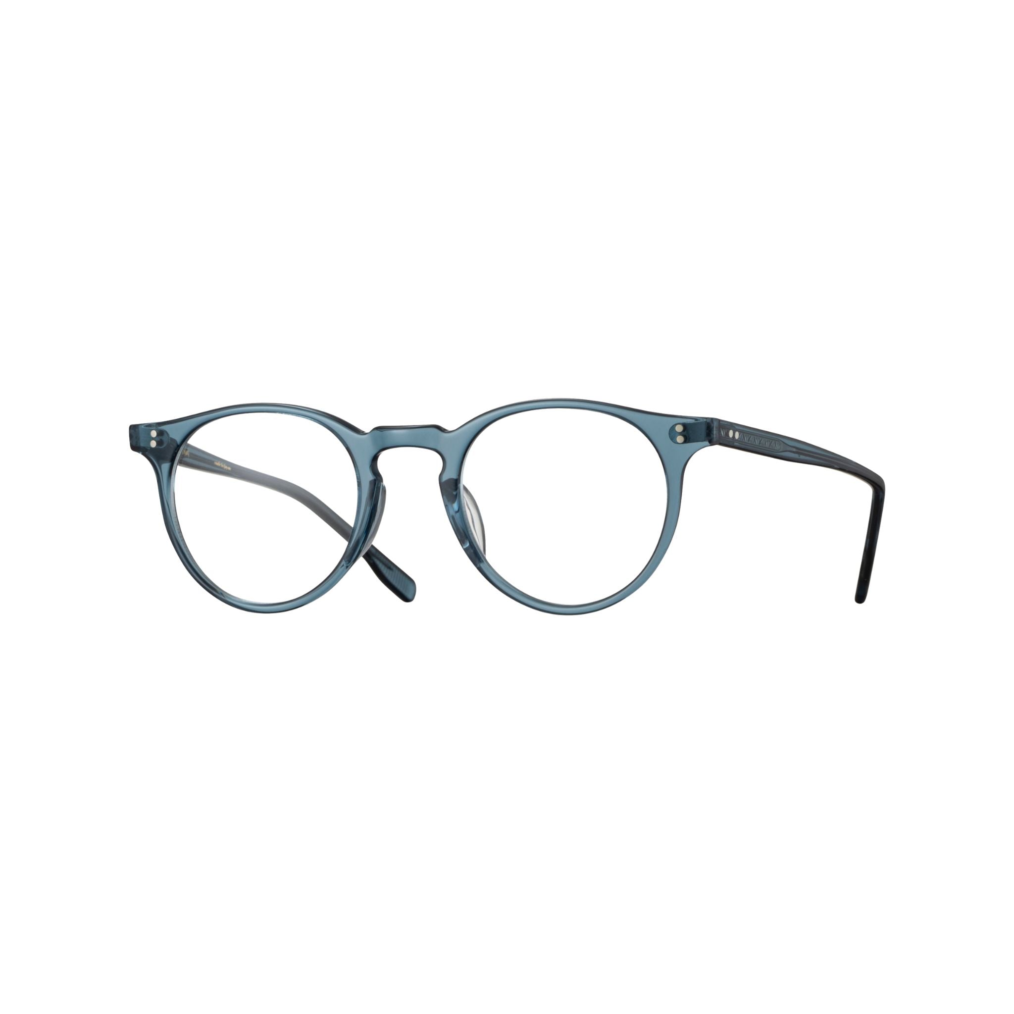 EYEVAN Stag-E IDG Brille blau grau transparent Boston Form Acetat Designerbrille Vintage Stil Brillen Schneider München