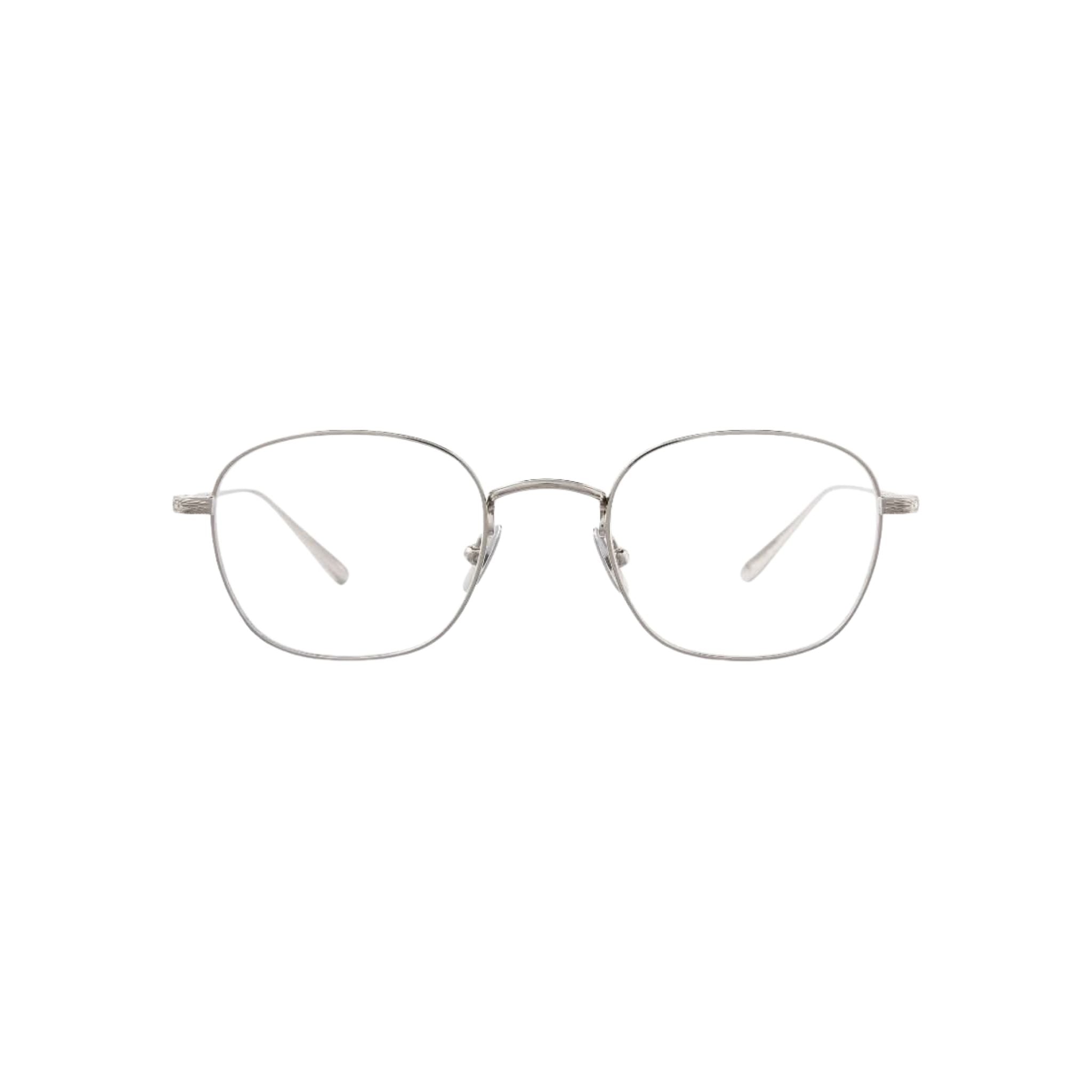Die Garrett Leight Cascade Silber Brille, ein elegantes Design aus Silber, erhältlich bei Optik Bartholomä, Ihrem Optiker in München für exklusive Designerbrillen