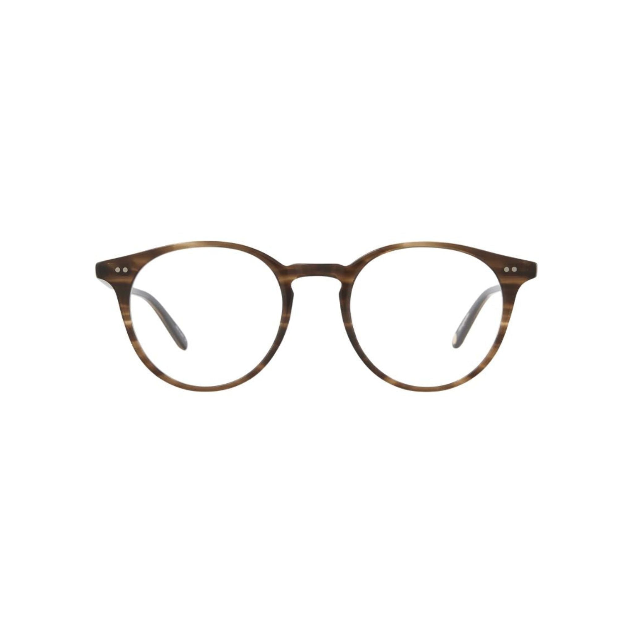 Garrett Leight CLUNE Brandy Tortoise Panto Brille Frontansicht Unisex Designerbrille München Optiker Optik Bartholomä