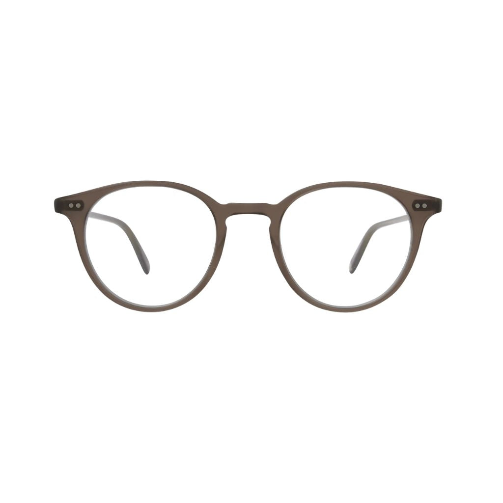 Garrett Leight CLUNE Matte Espresso Panto Brille Frontansicht Unisex Designerbrille braun matt München Optiker Optik Bartholomä