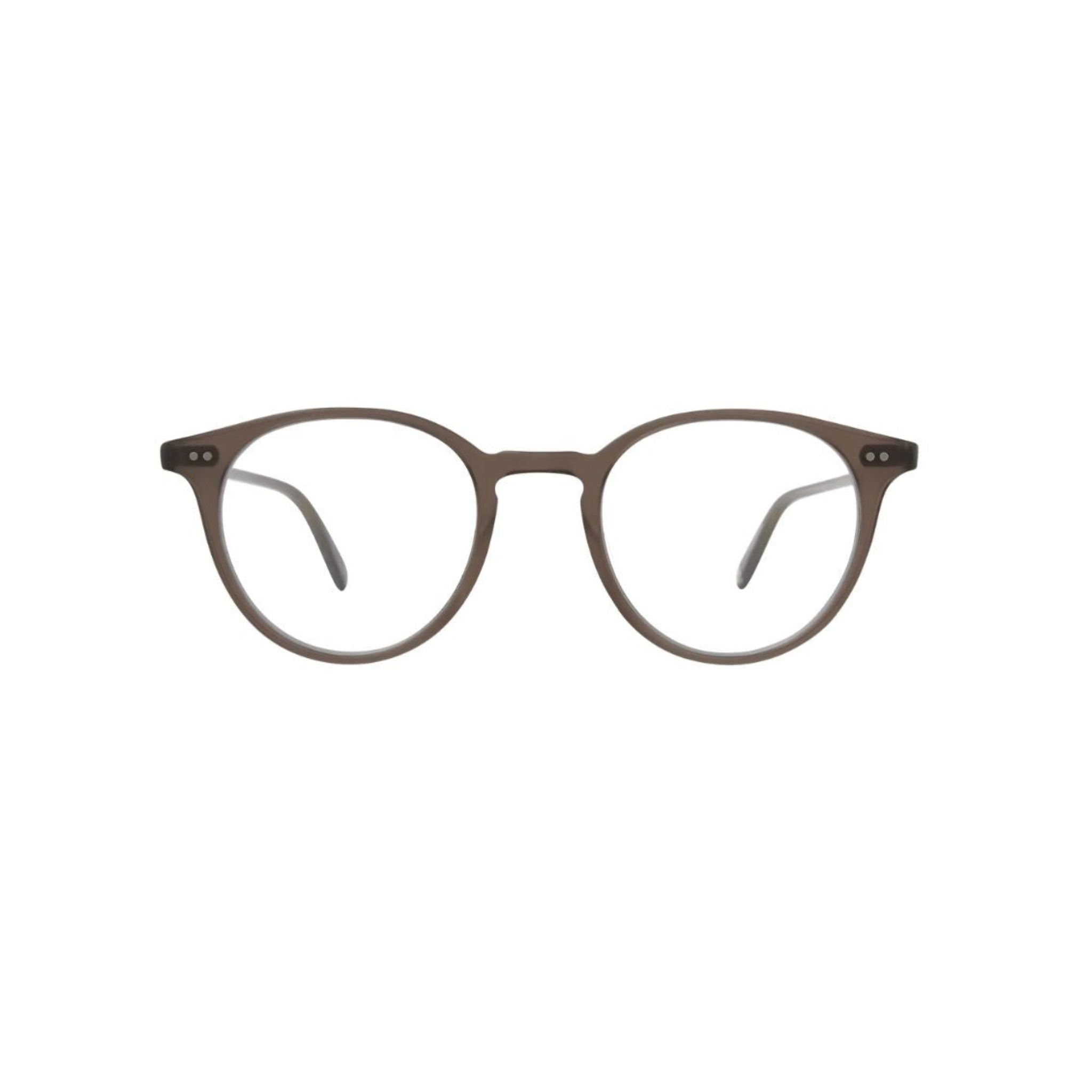 Garrett Leight CLUNE Matte Espresso Panto Brille Frontansicht Unisex Designerbrille braun matt München Optiker Optik Bartholomä