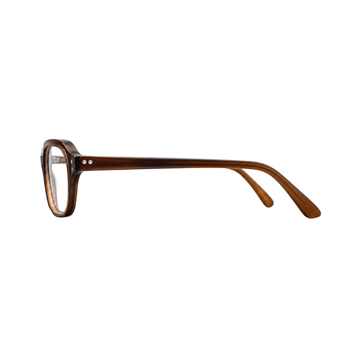 Hoffmann Natural Eyewear 2182 1144 Brille Seitenansicht Naturhorn Braun Cognac runde Hornbrille BRILLEN SCHNEIDER München