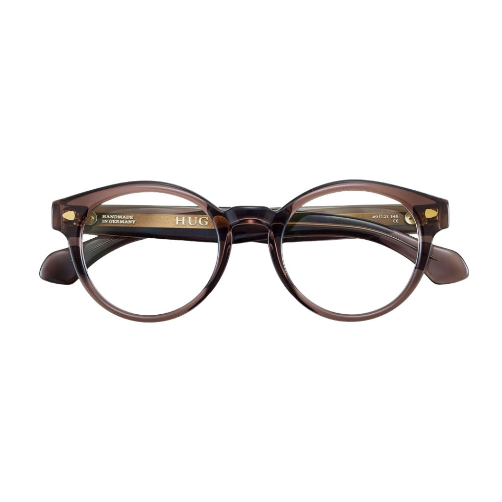 HUG Spectacles BESSIE 26G Brille Frontansicht Panto plum rot transparent Acetat rund München Optiker Optik Bartholomä
