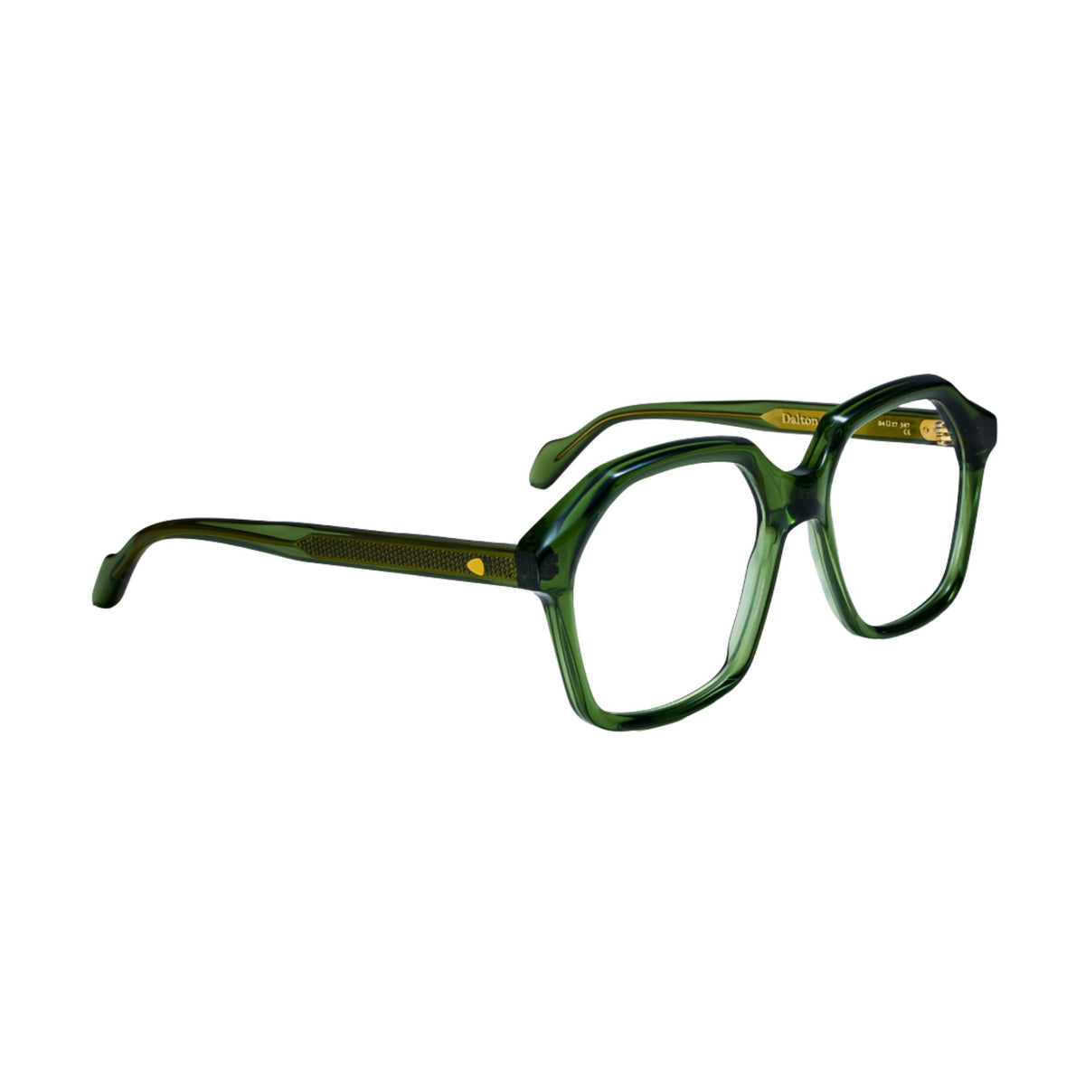 HUG Spectacles DALTON Hunt 21G Brille Seitenansicht grünes transparentes Acetat Optik Bartholomä München