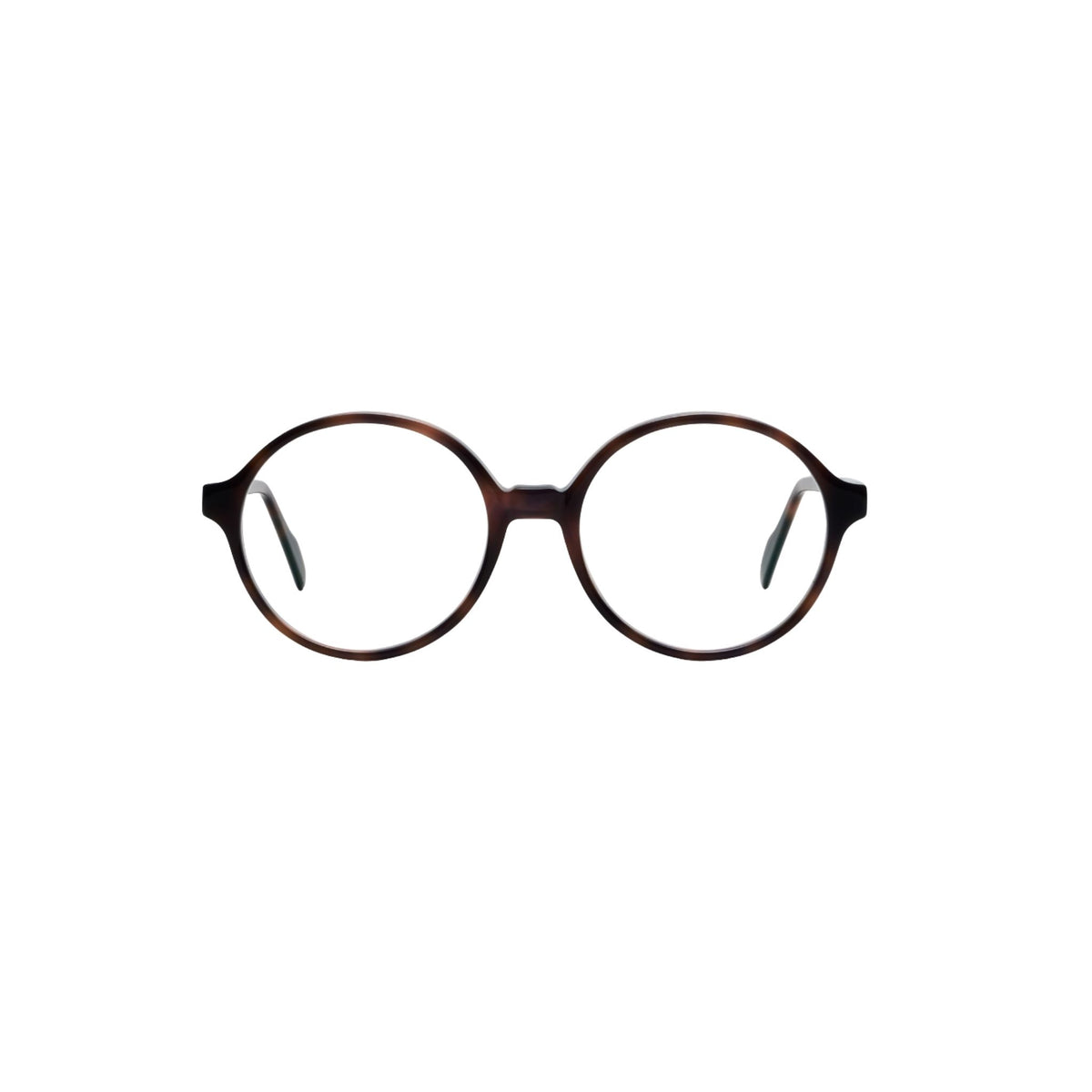 HUG Spectacles MURPHY Rose Havanna 43S Brille Frontansicht rund Acetat Braun Havanna Optik Bartholomä München