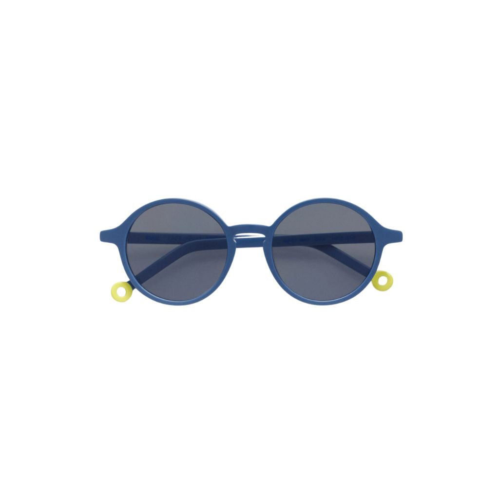 Vorderansicht der Kaleos Kids Gardner col. 2 Kinder-Sonnenbrille in Blau – erhältlich bei Brillen Schneider in München.
