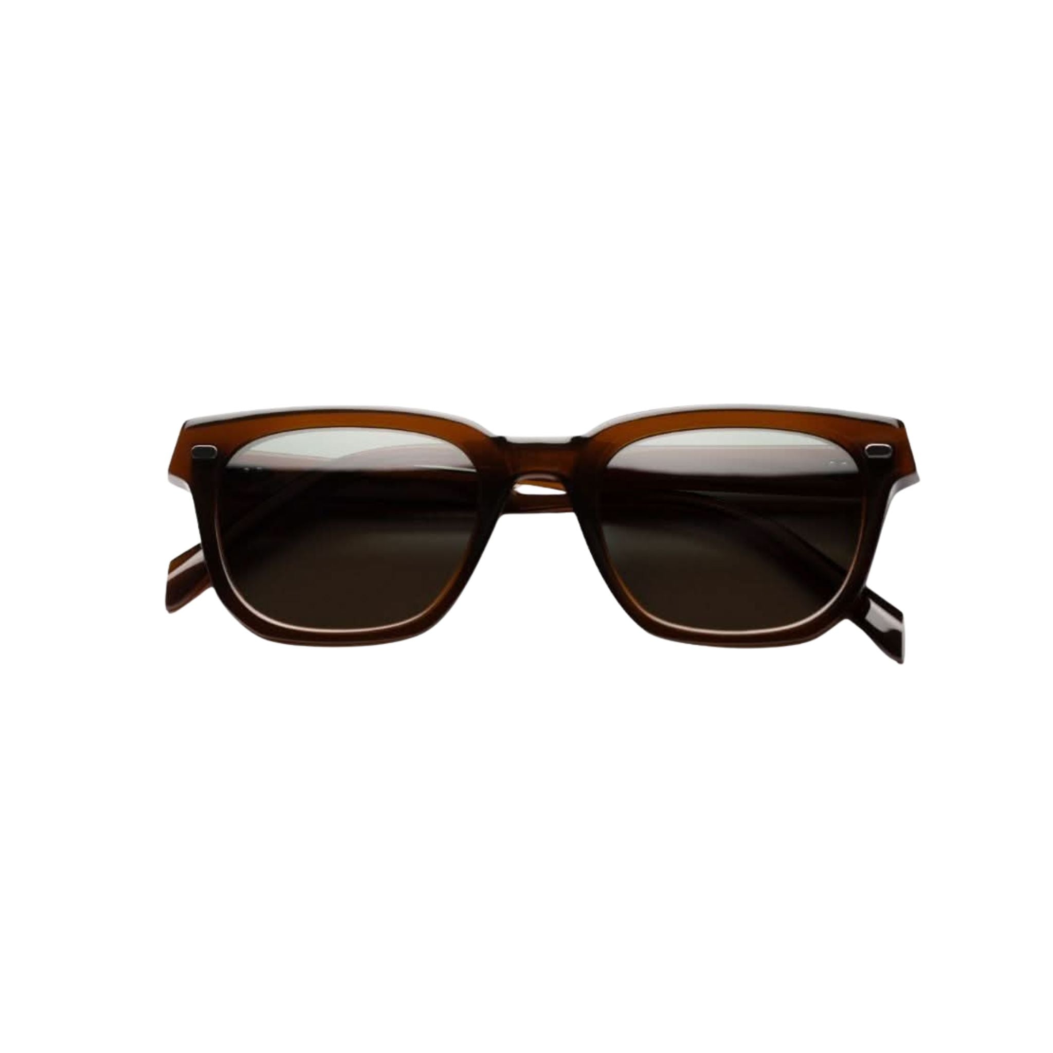 Lazare Studio Palmer Sun Dark Forest Green Sonnenbrille in eckiger Panto-Form bei Brillen Schneider München