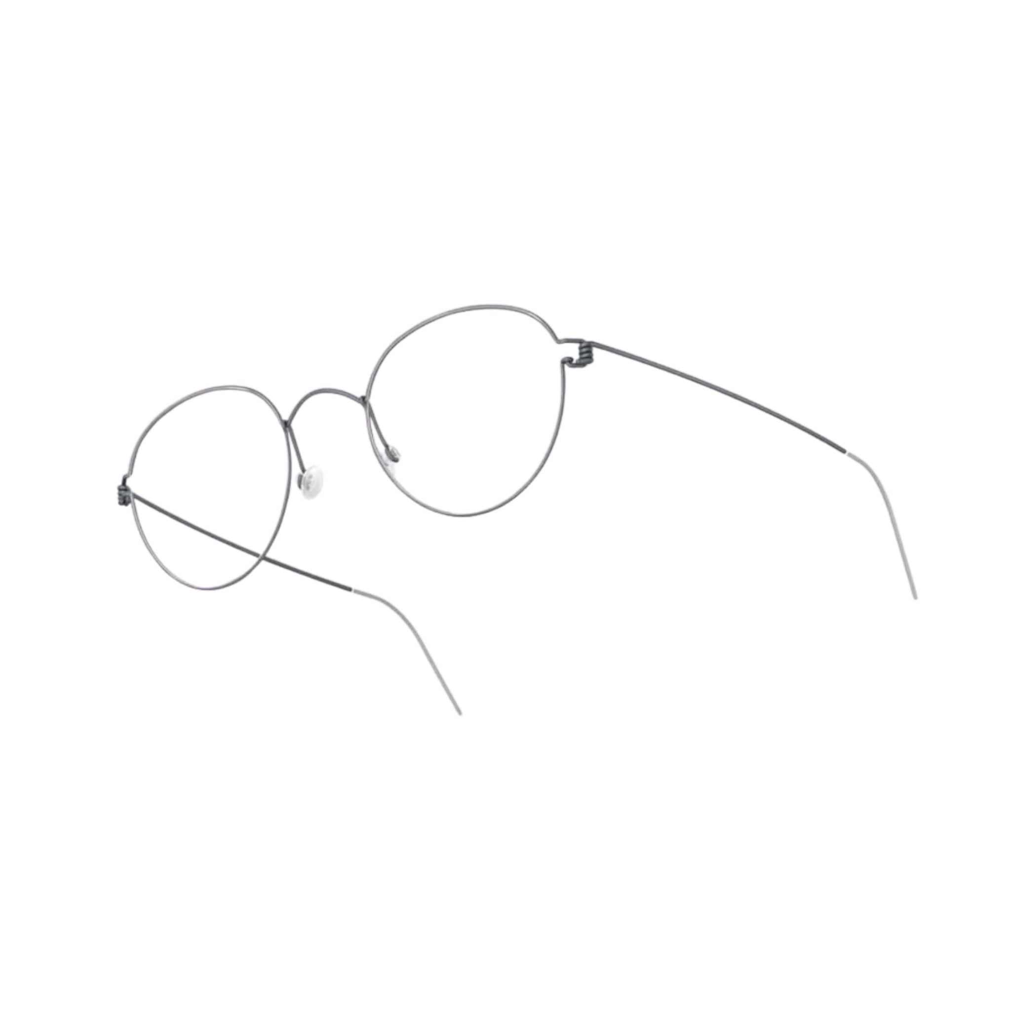Seitenansicht der Brille BO P10 von Lindberg, zeigt die schlanke und zeitgemäße Form mit feinen Details. Exklusiv bei Brillen Schneider in München erhältlich.