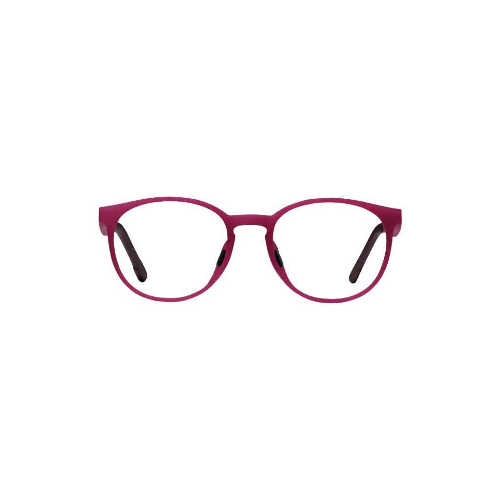 MANTI MANTI CASPAR Purple Glow Kinderbrille Frontansicht in kräftigem Violett bei Brillen Schneider München - Optiker für Kinder & Erwachsene Erfahrung seit 1970 