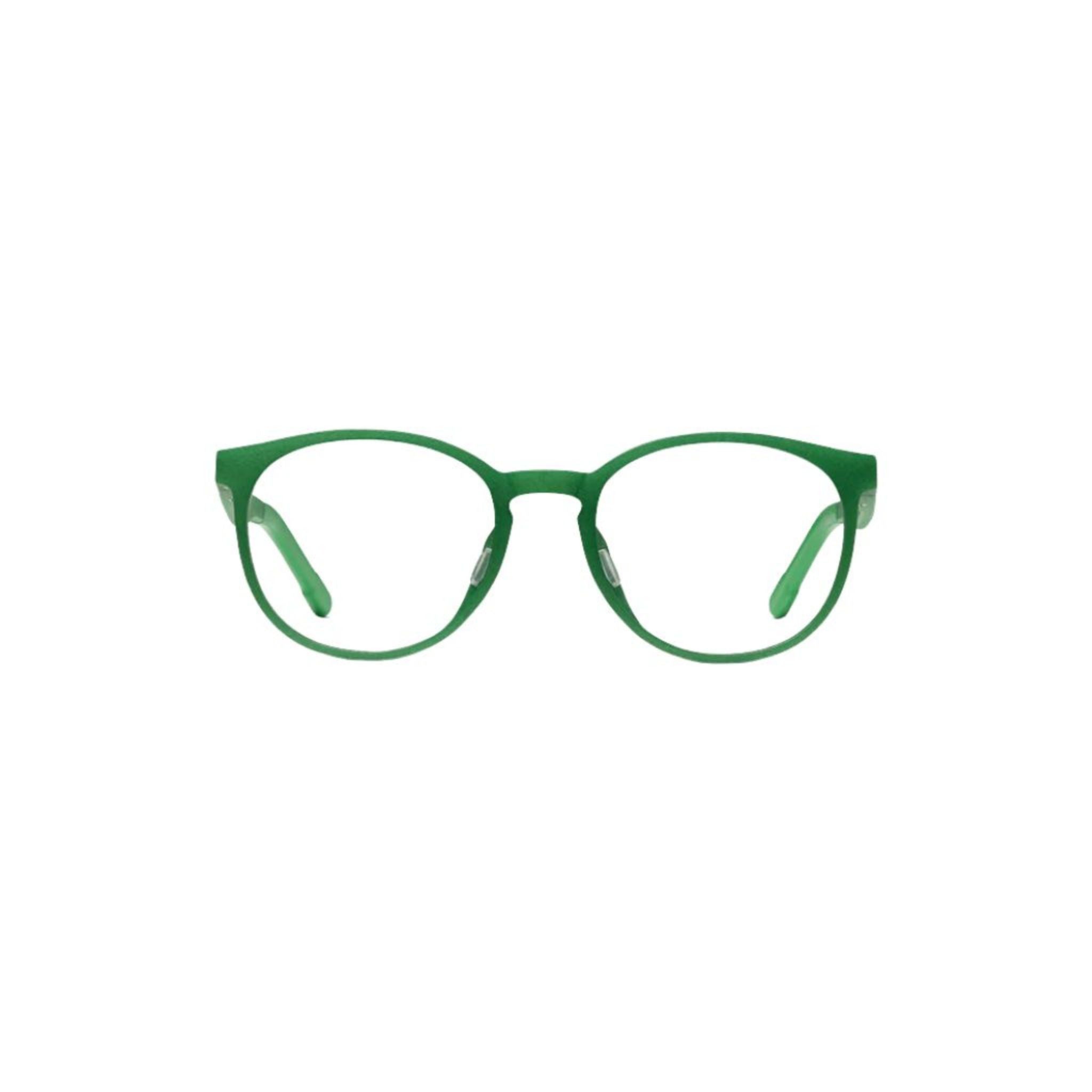 MANTI MANTI CASPAR Tambourine Green Kinderbrille Frontansicht in frischem Grün bei Brillen Schneider München, Optiker für Kinder und Erwachsene mit Optometrie.